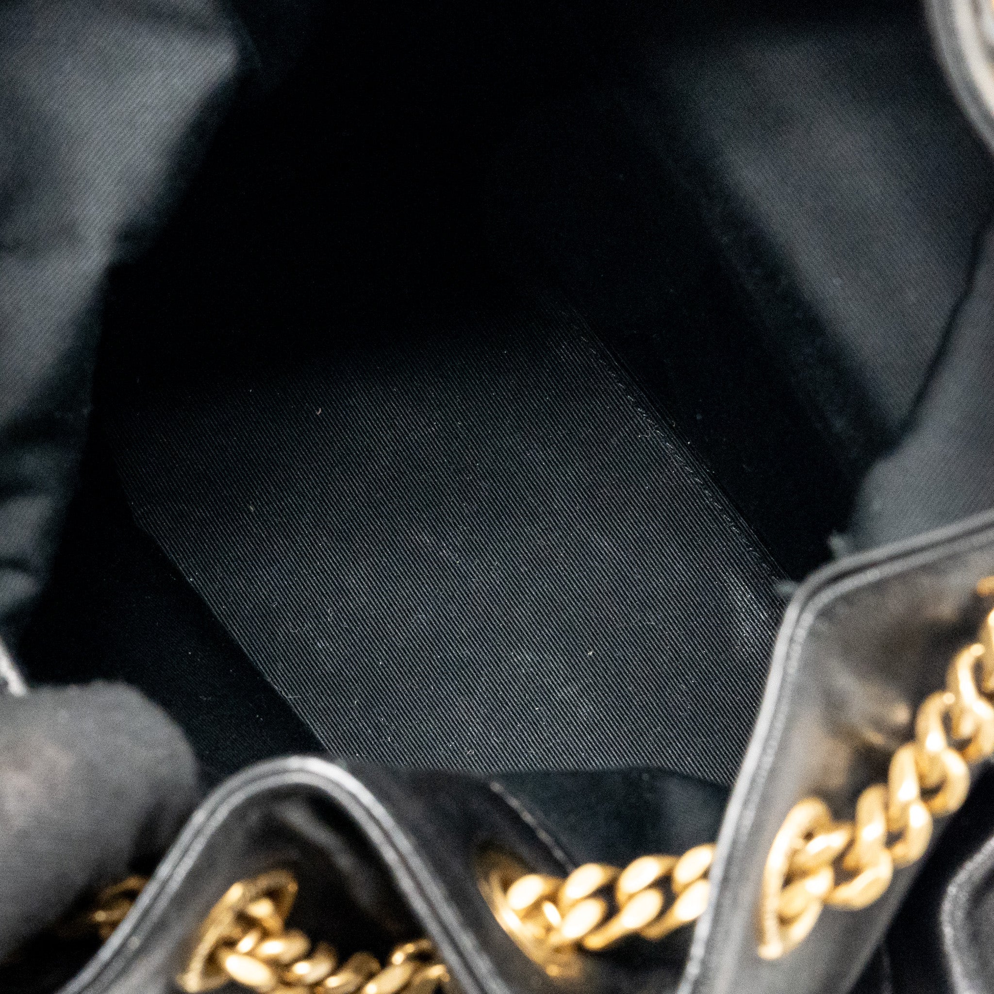 SAINT LAURENT/YSL JOE BACKPACK LAMBSKIN BLACK GHW