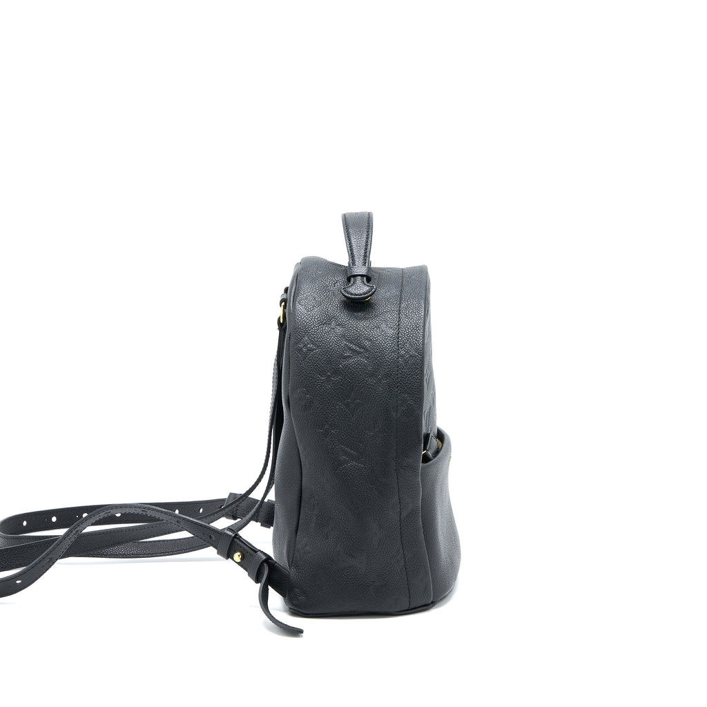 LOUIS VUITTON SORBONNE BACKPACK MONOGRAM EMPREINTE BLACK GHW