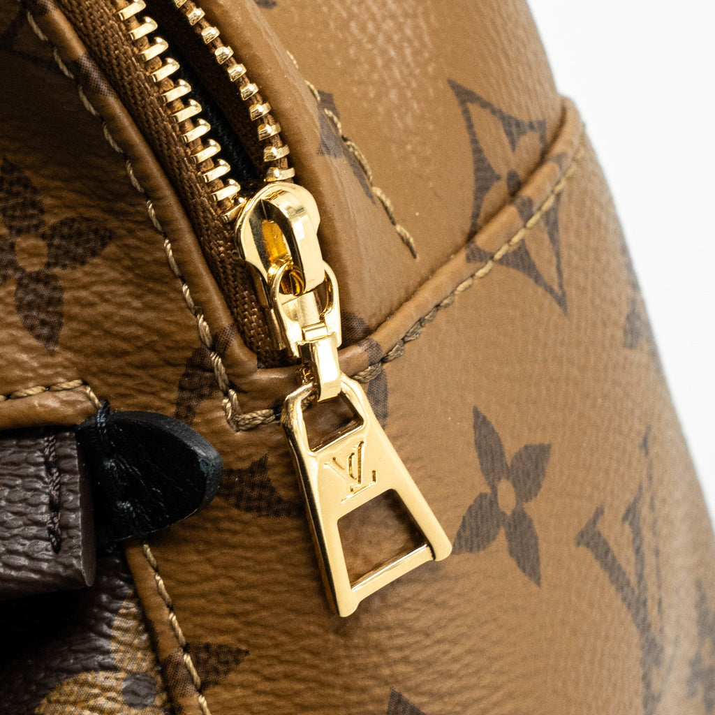 LOUIS VUITTON MINI PALM SPRING BACKPACK REVERSE MONOGRAM CANVAS GHW