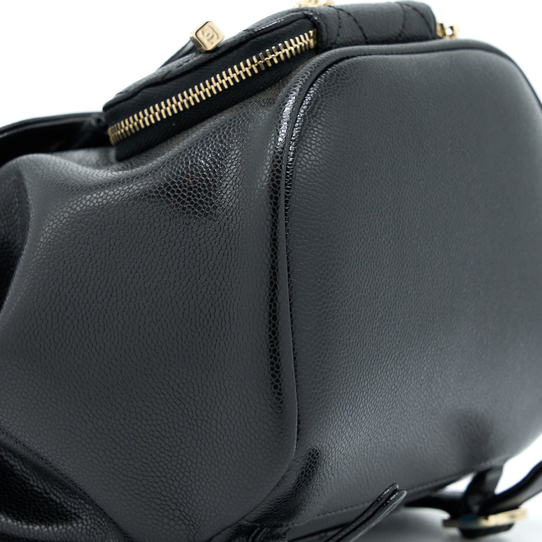 CHANEL 22B AFFINITY MINI BACKPACK CAVIAR BLACK LGHW(MICROCHIP)