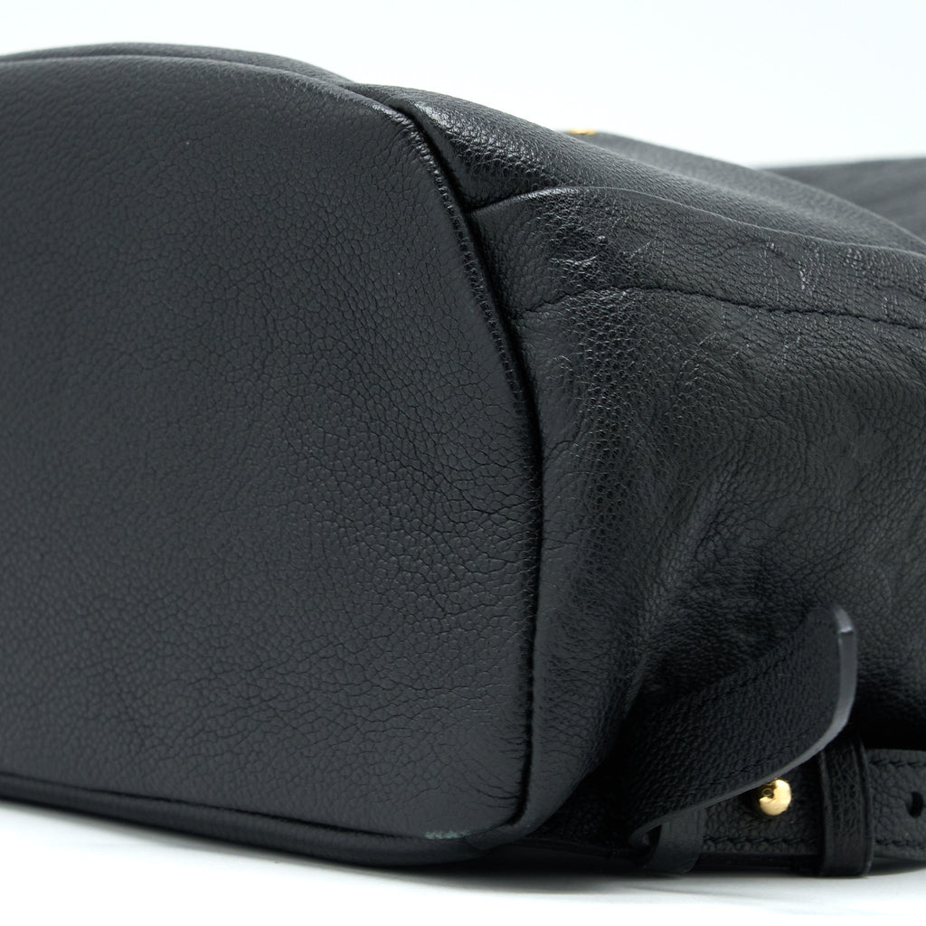 LOUIS VUITTON SORBONNE BACKPACK MONOGRAM EMPREINTE BLACK GHW