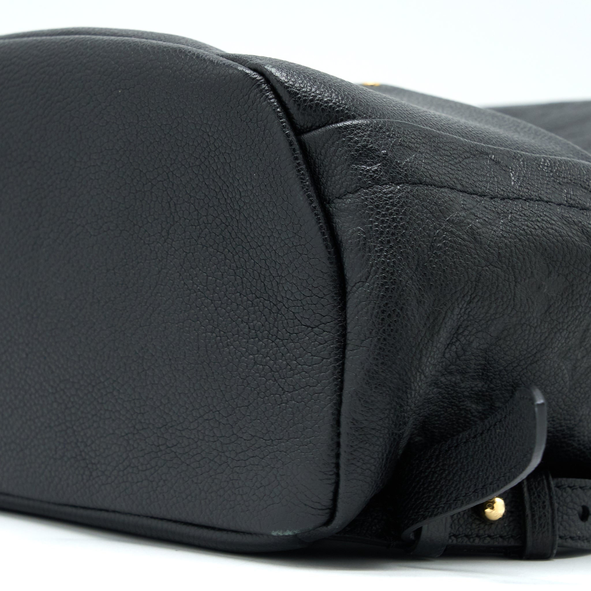 LOUIS VUITTON SORBONNE BACKPACK MONOGRAM EMPREINTE BLACK GHW
