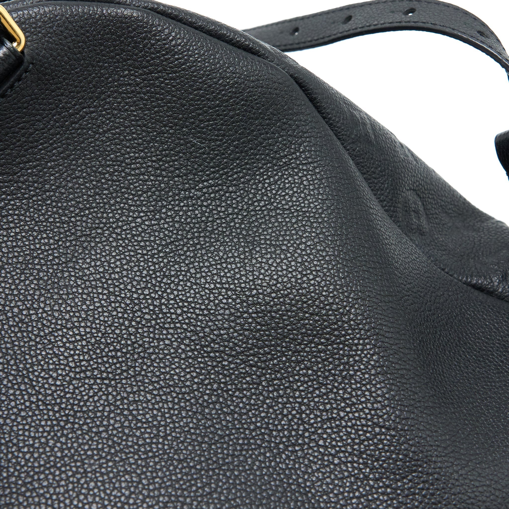 LOUIS VUITTON SORBONNE BACKPACK MONOGRAM EMPREINTE BLACK GHW