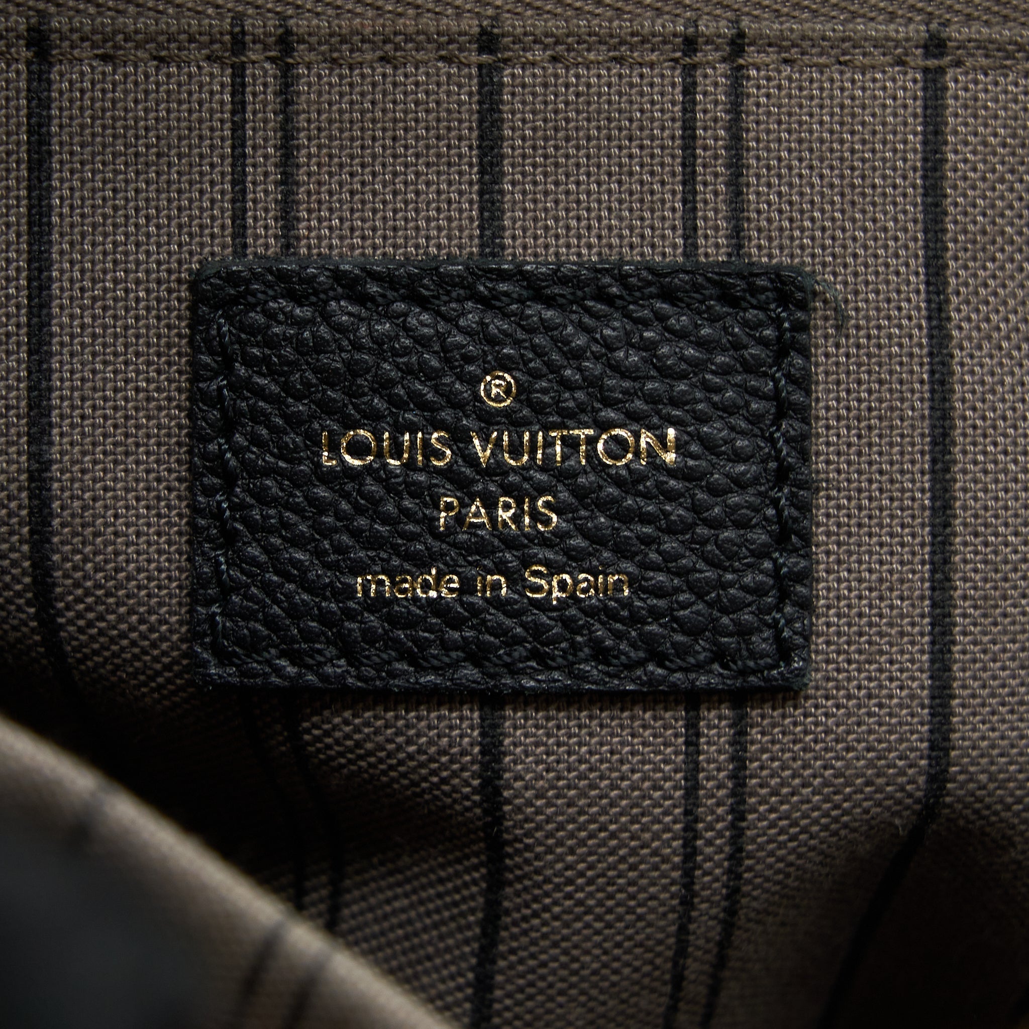 LOUIS VUITTON SORBONNE BACKPACK MONOGRAM EMPREINTE BLACK GHW