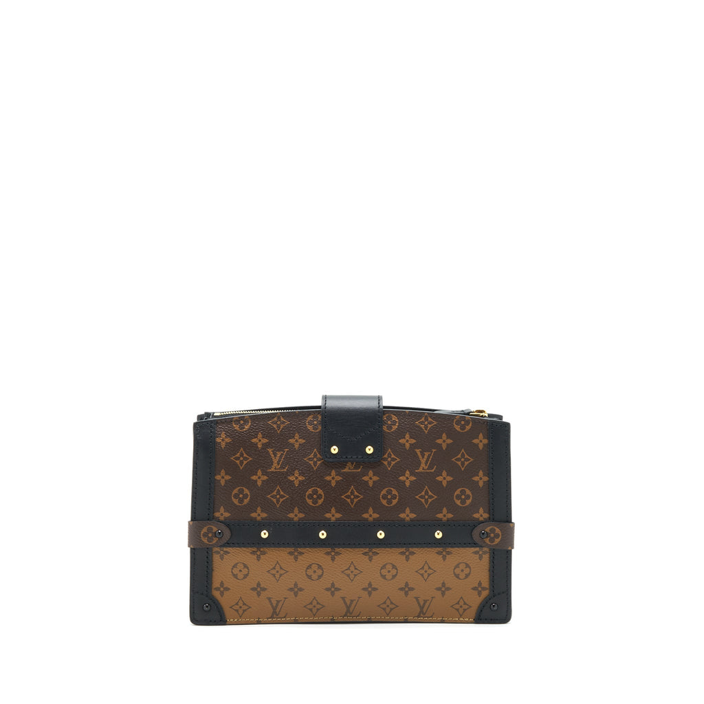 LOUIS VUITTON TRUNK CLUTCH BAG MONOGRAM