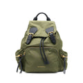 BURBERRY MEDIUM RUCKSACK BACKPACK NYLON OLIVE GREEN GHW