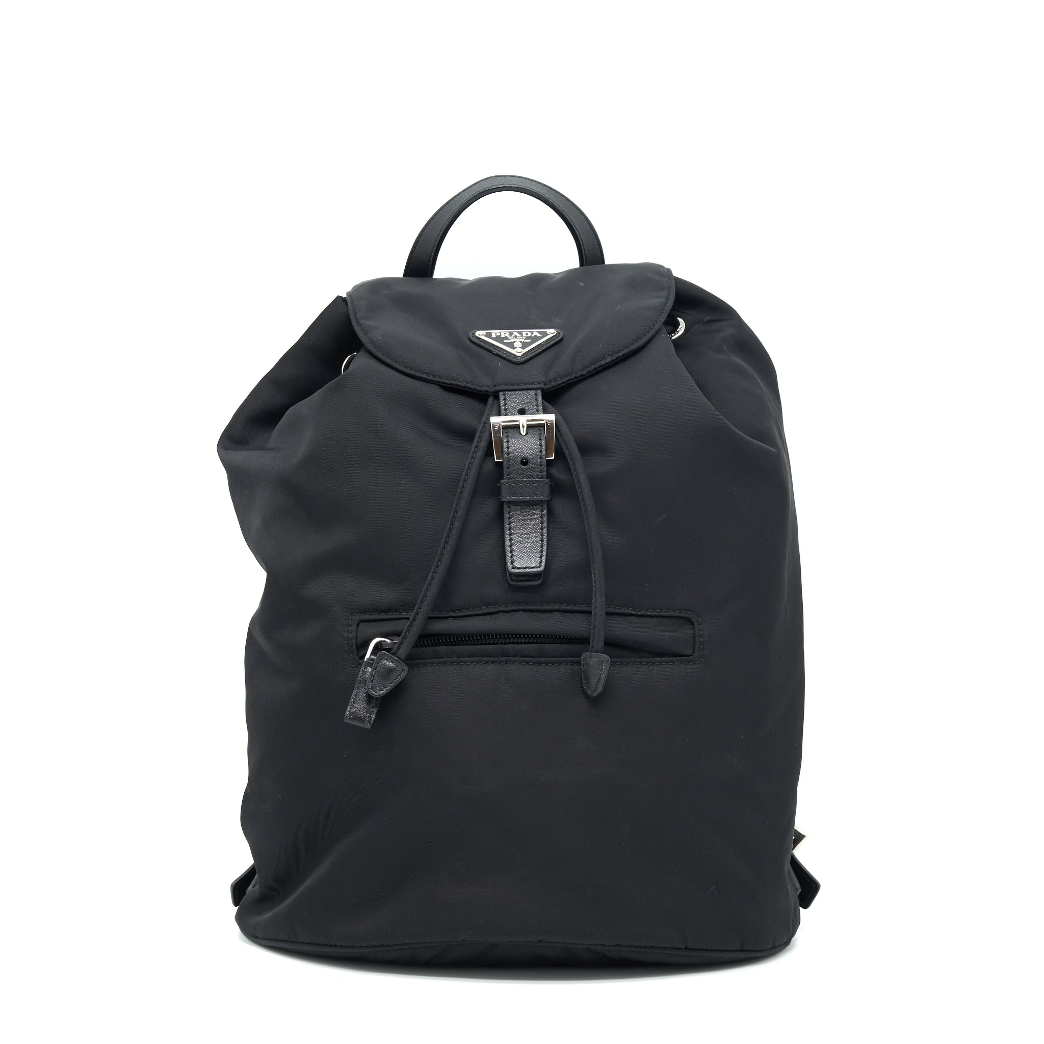 PRADA NYLON BACKPACK BLACK SHW