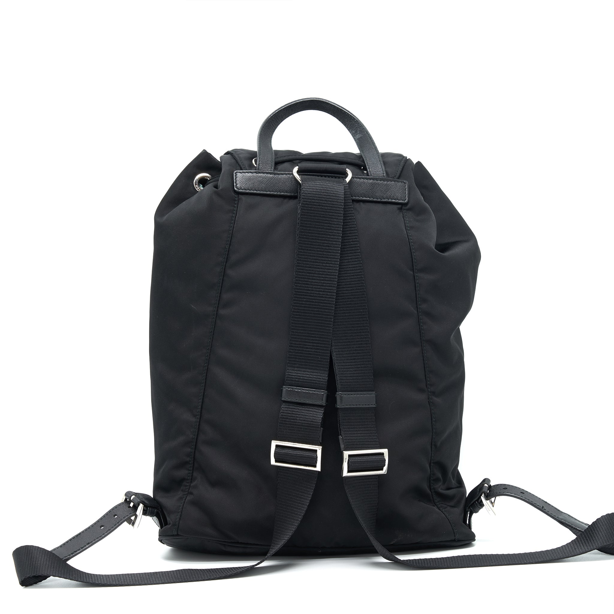 PRADA NYLON BACKPACK BLACK SHW