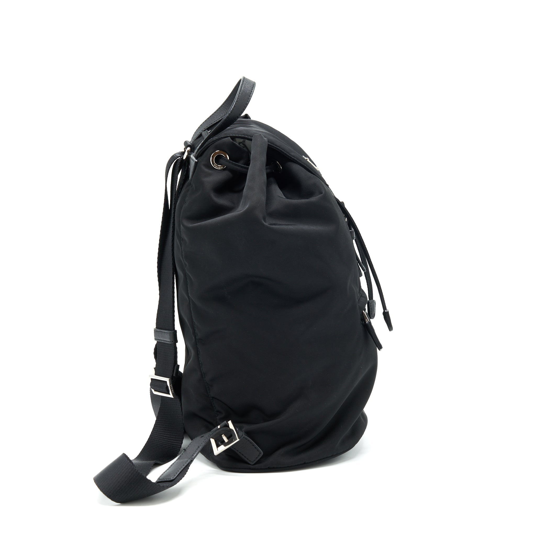 PRADA NYLON BACKPACK BLACK SHW