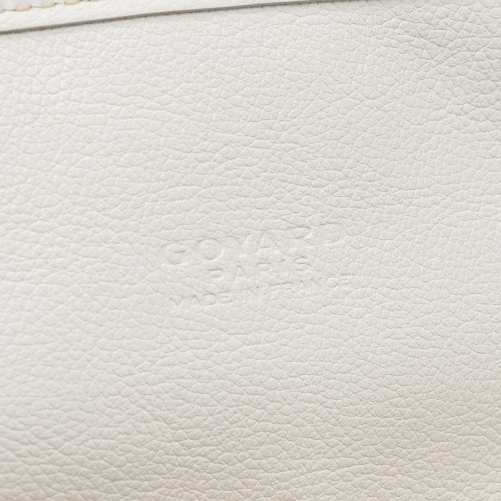 GOYARD SAINT LEGER BACKPACK GOYARDINE CANVAS WHITE SHW