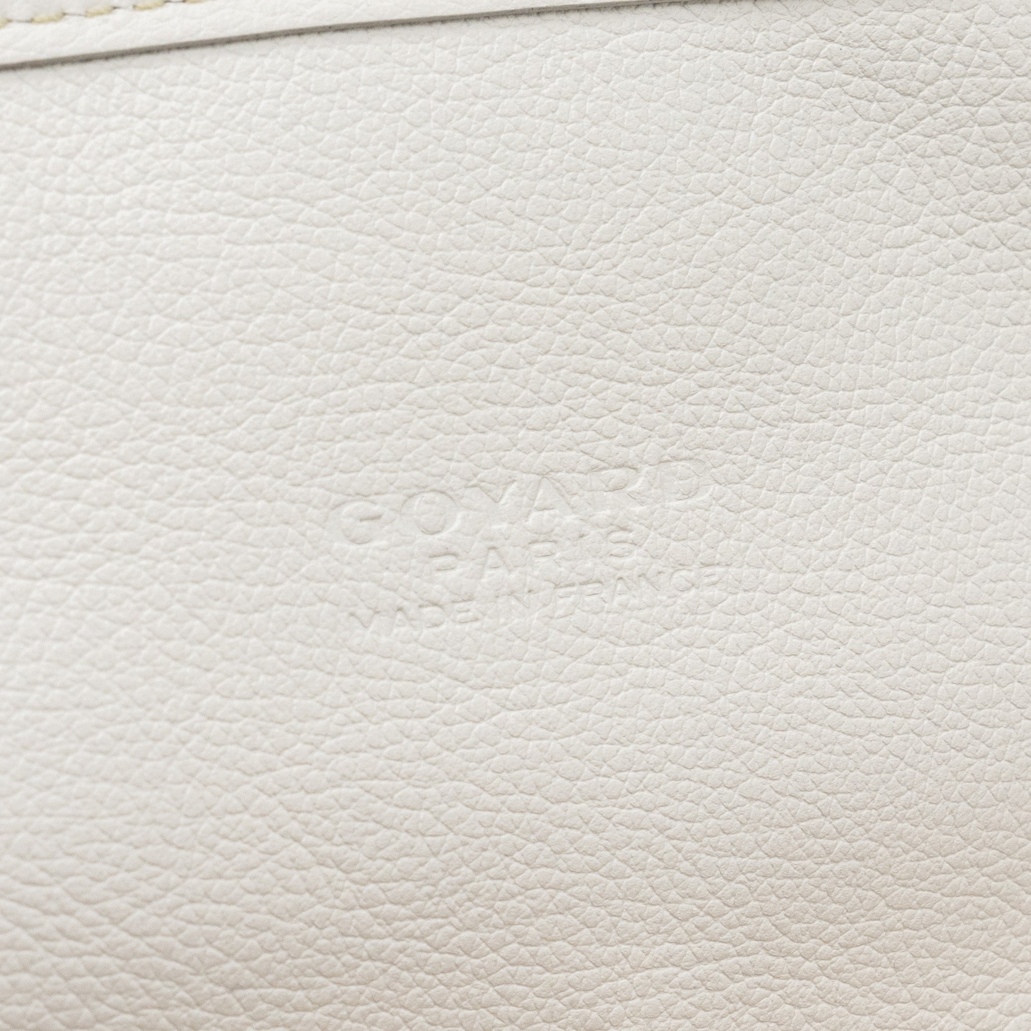 GOYARD SAINT LEGER BACKPACK GOYARDINE CANVAS WHITE SHW
