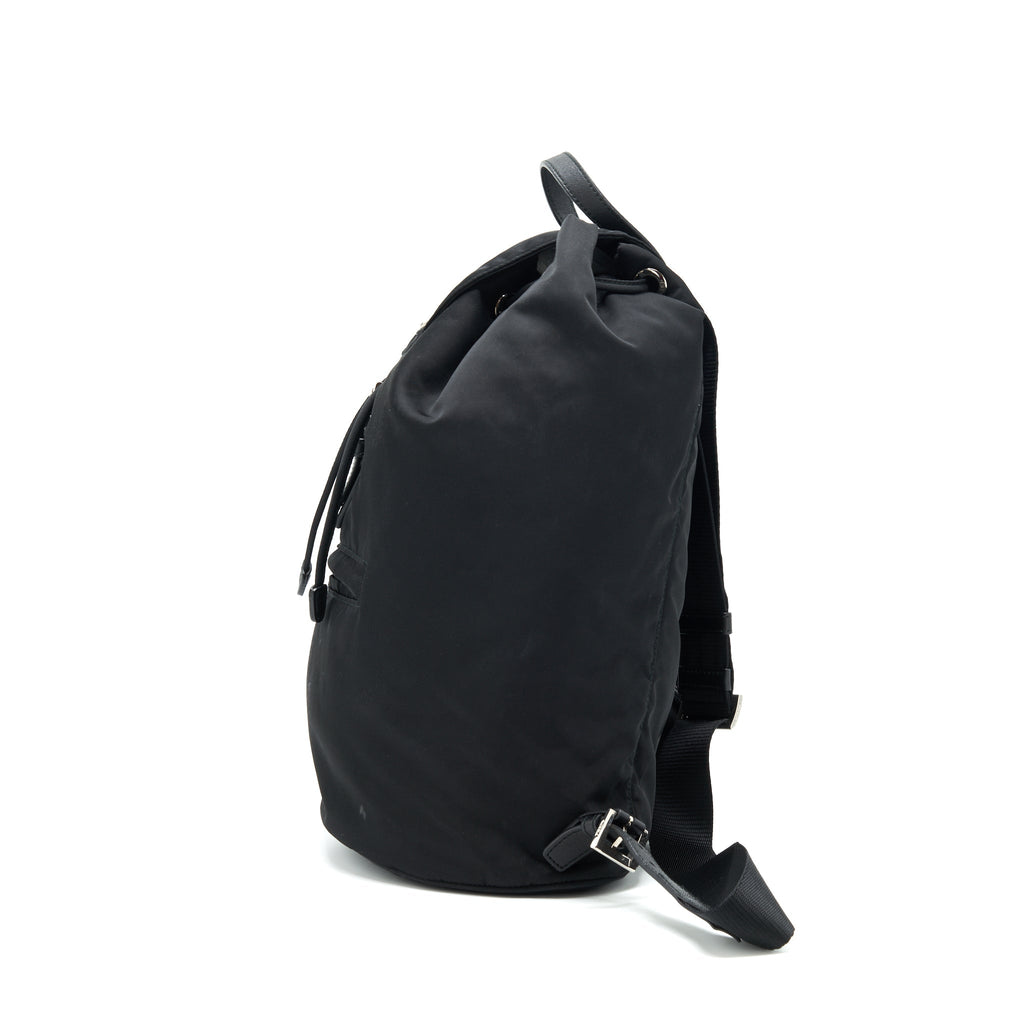 PRADA NYLON BACKPACK BLACK SHW