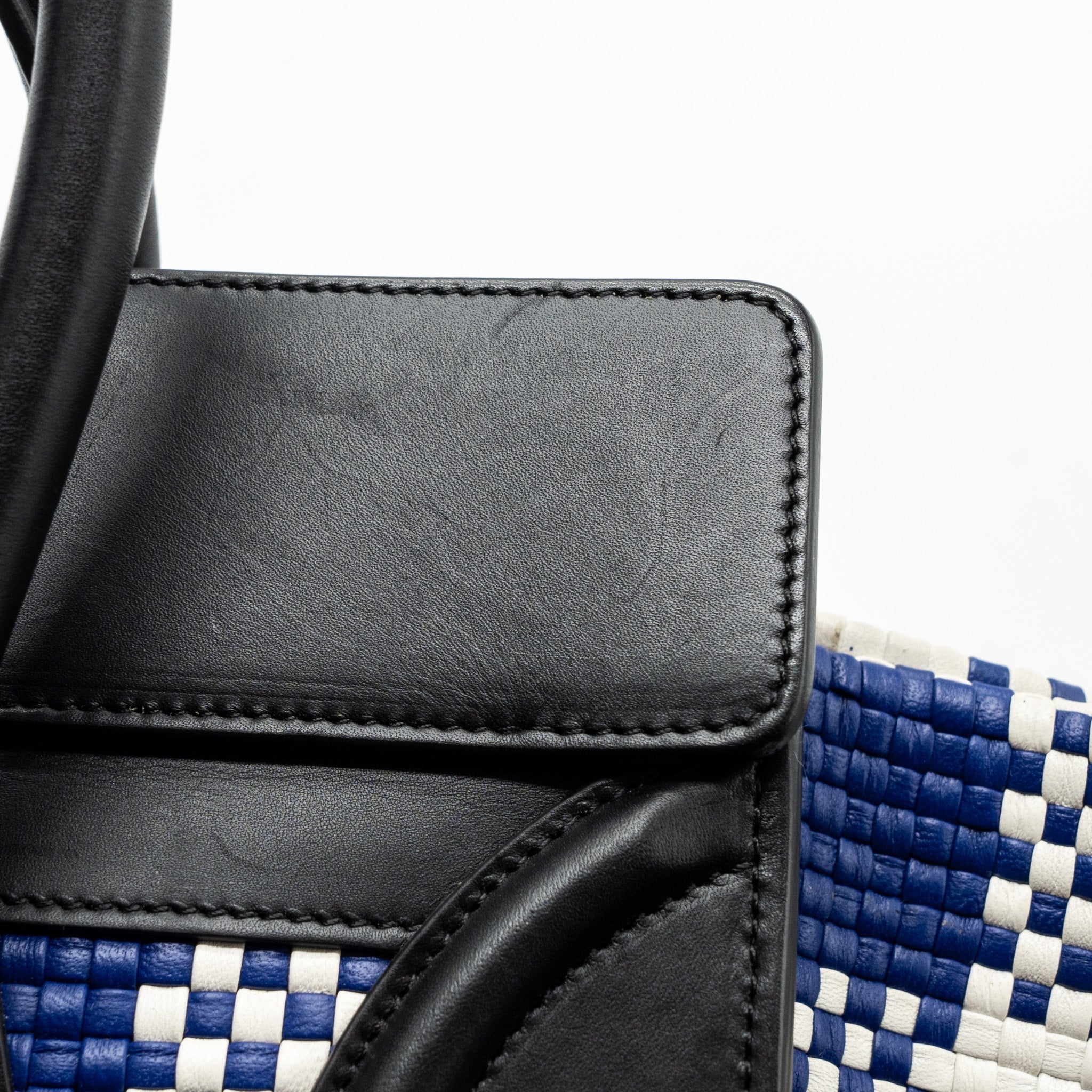 CELINE MINI LUGGAGE TOTE LEATHER MULTICOLOUR GHW