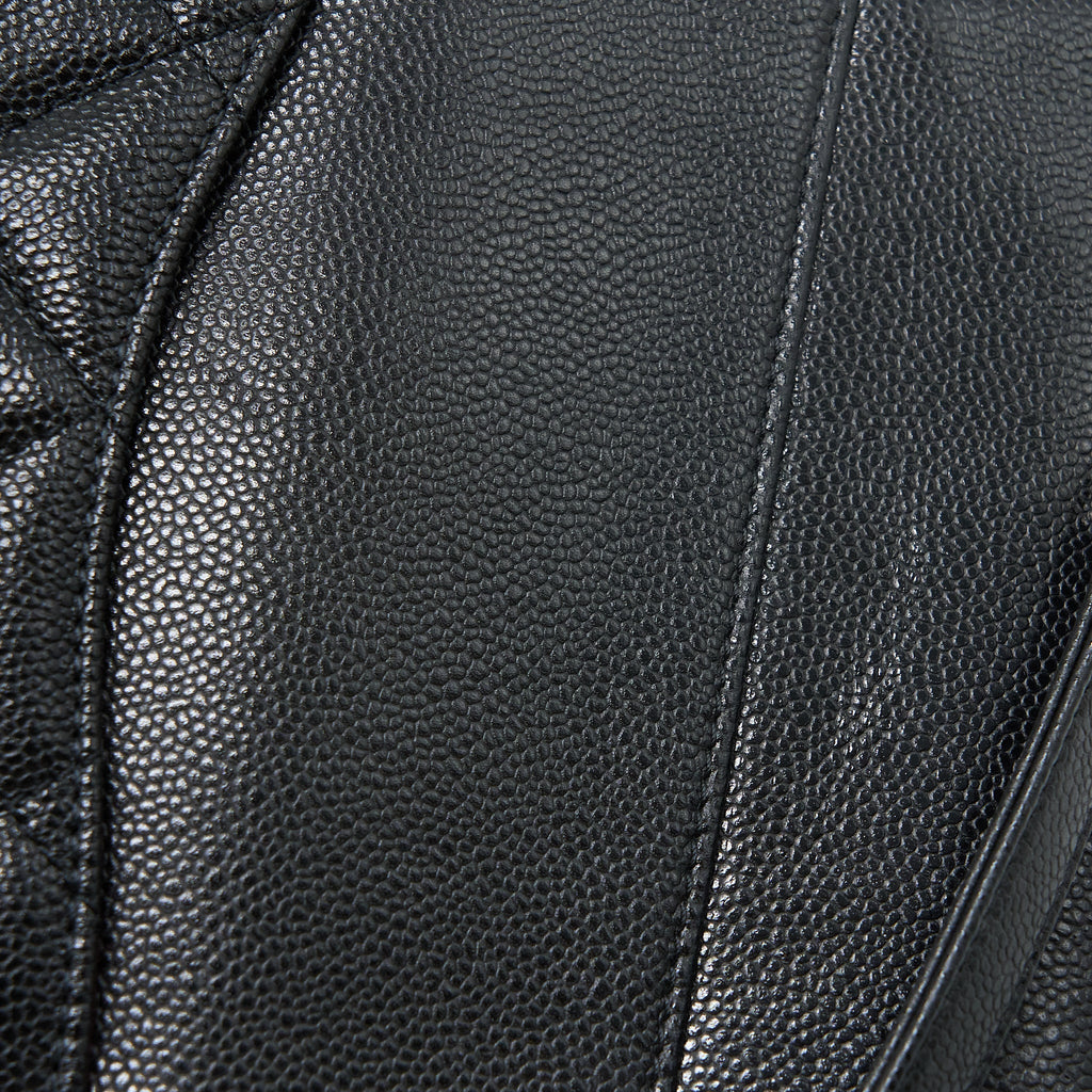 CHANEL 22B AFFINITY BACKPACK CAVIAR BLACK LGHW (MICROCHIP)
