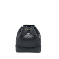 CHANEL SMALL GABRIELLE BACKPACK AGED CALFSKIN BLACK MULTICOLOR HARDWARE (MICROCHIP)