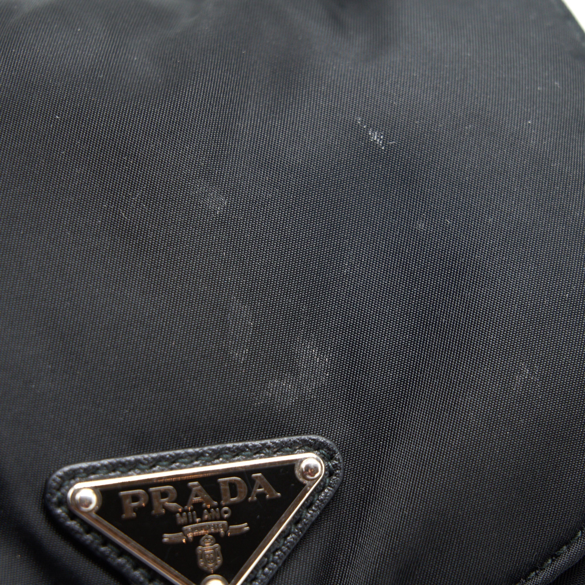 PRADA NYLON BACKPACK BLACK SHW