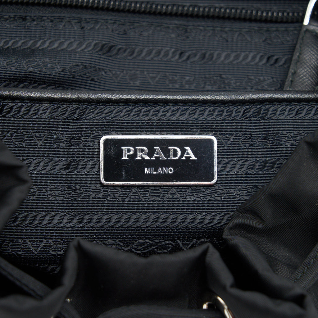 PRADA NYLON BACKPACK BLACK SHW