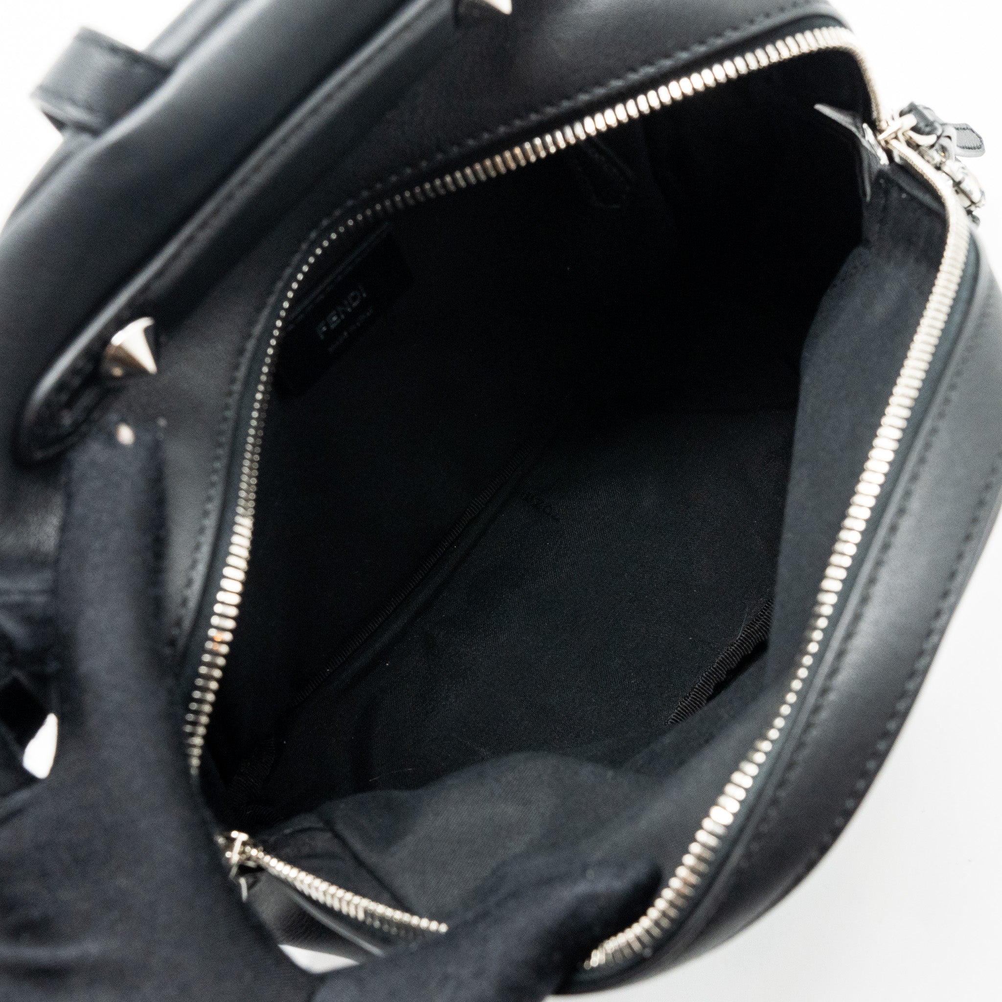FENDI BY THE WAY BACKPACK LEATHER CRYSTAL BLACK SHW