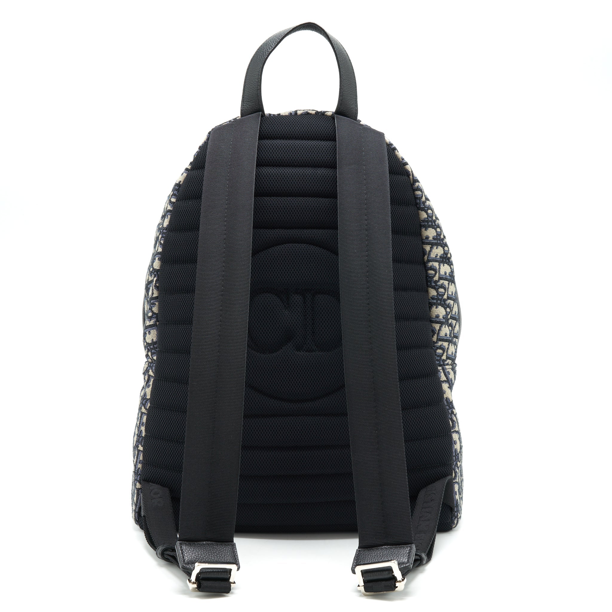 DIOR RIDER BACKPACK BEIGE AND BLACK DIOR OBLIQUE JACQUARD