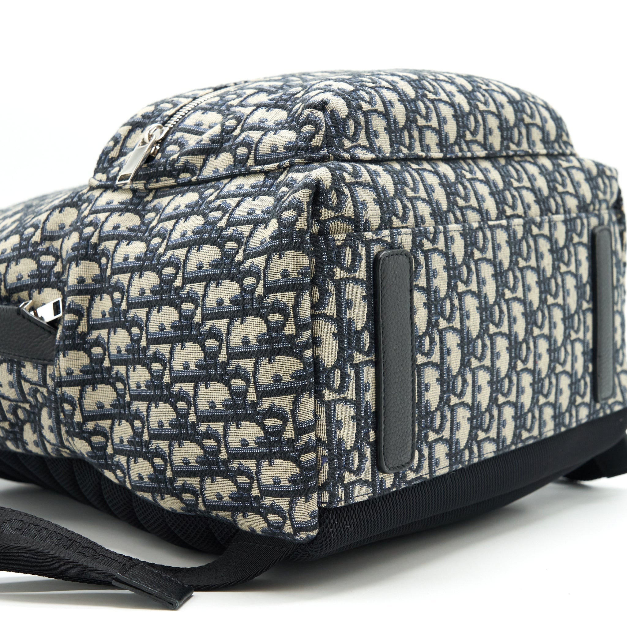 DIOR RIDER BACKPACK BEIGE AND BLACK DIOR OBLIQUE JACQUARD