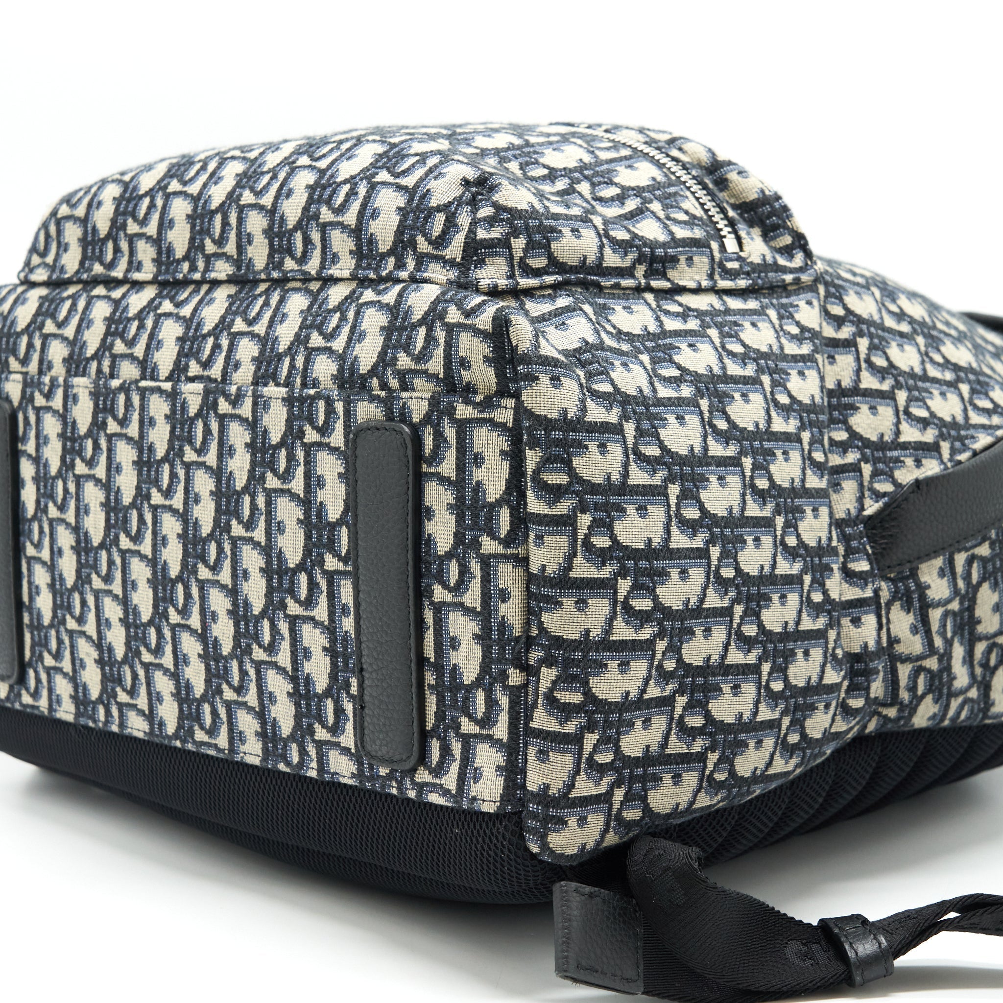 DIOR RIDER BACKPACK BEIGE AND BLACK DIOR OBLIQUE JACQUARD