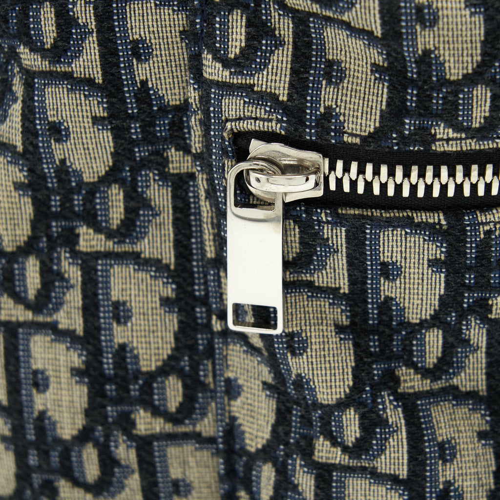 DIOR RIDER BACKPACK BEIGE AND BLACK DIOR OBLIQUE JACQUARD