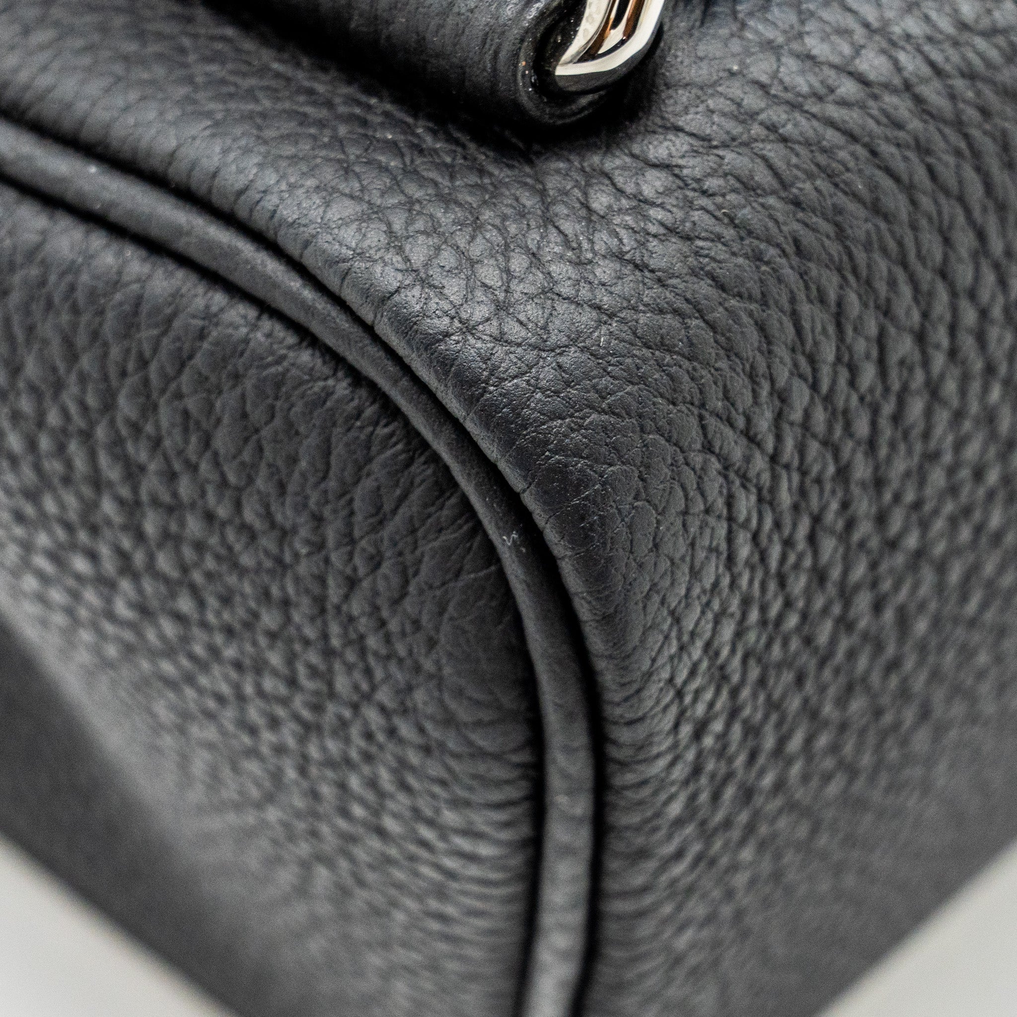 HERMES HAC A DOS PM BACKPACK TOGO BLACK SHW
