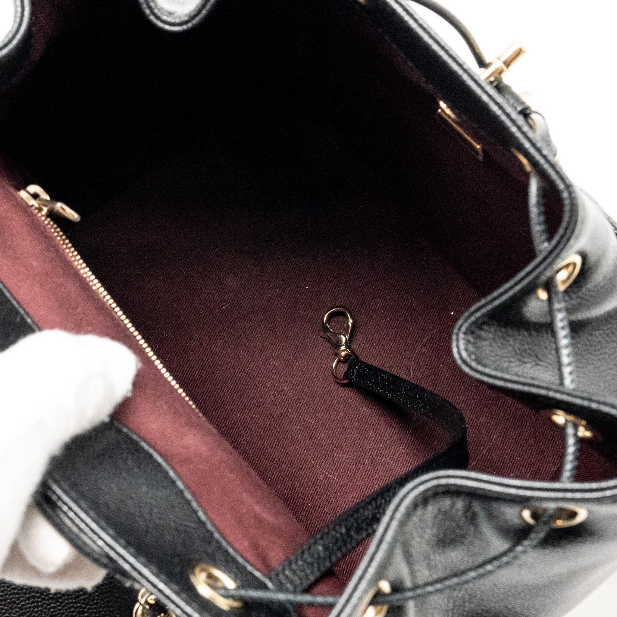 CHANEL AFFINITY BACKPACK CAVIAR BLACK LGHW (MICROCHIP)
