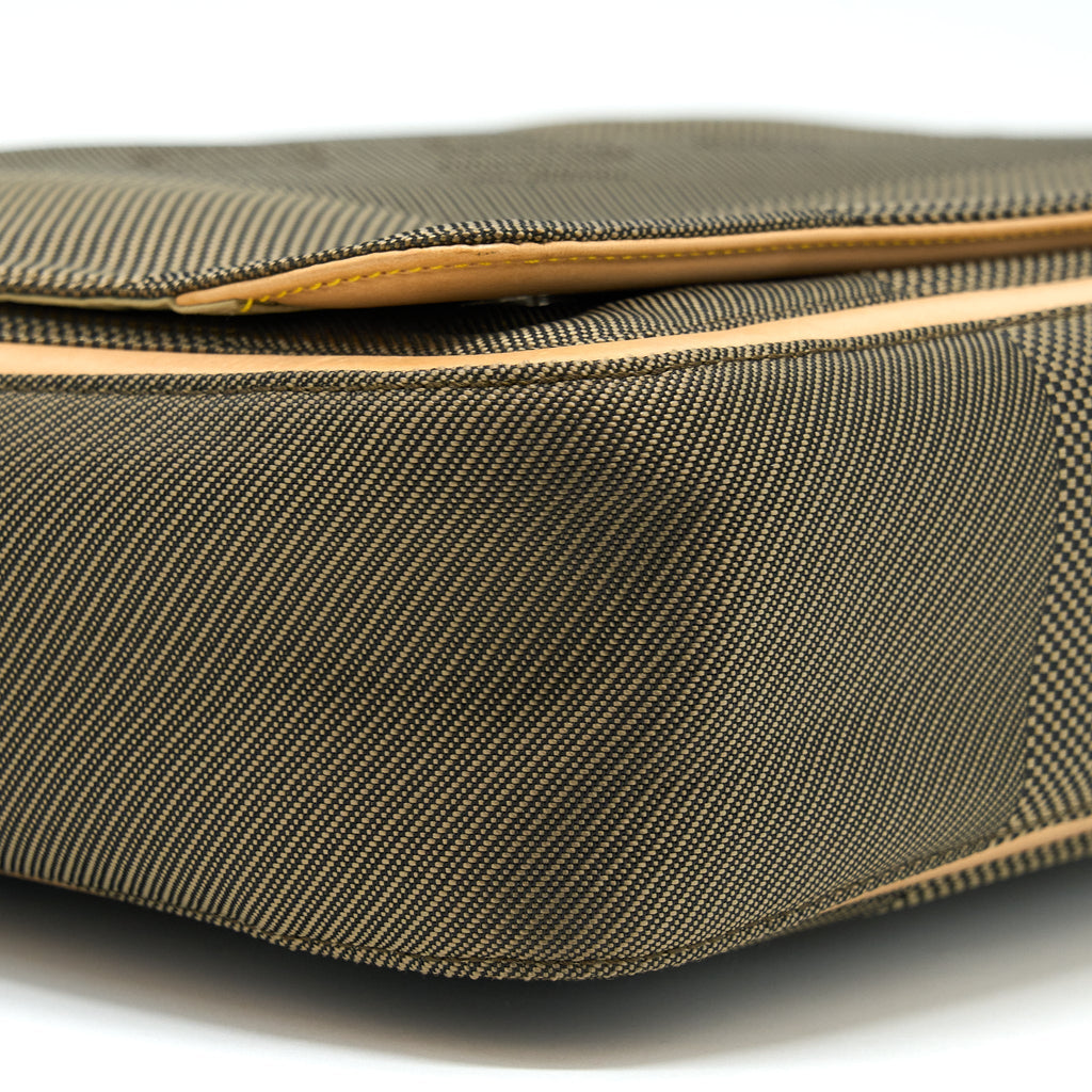 LOUIS VUITTON MESSENGER BAG FABRIC/BEIGE LEATHER MULTICOLOUR GHW