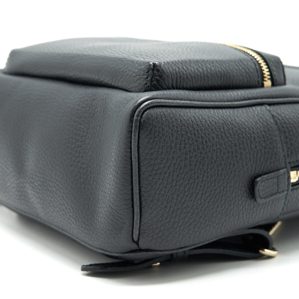 GUCCI SOHO LEATHER BACKPACK BLACK
