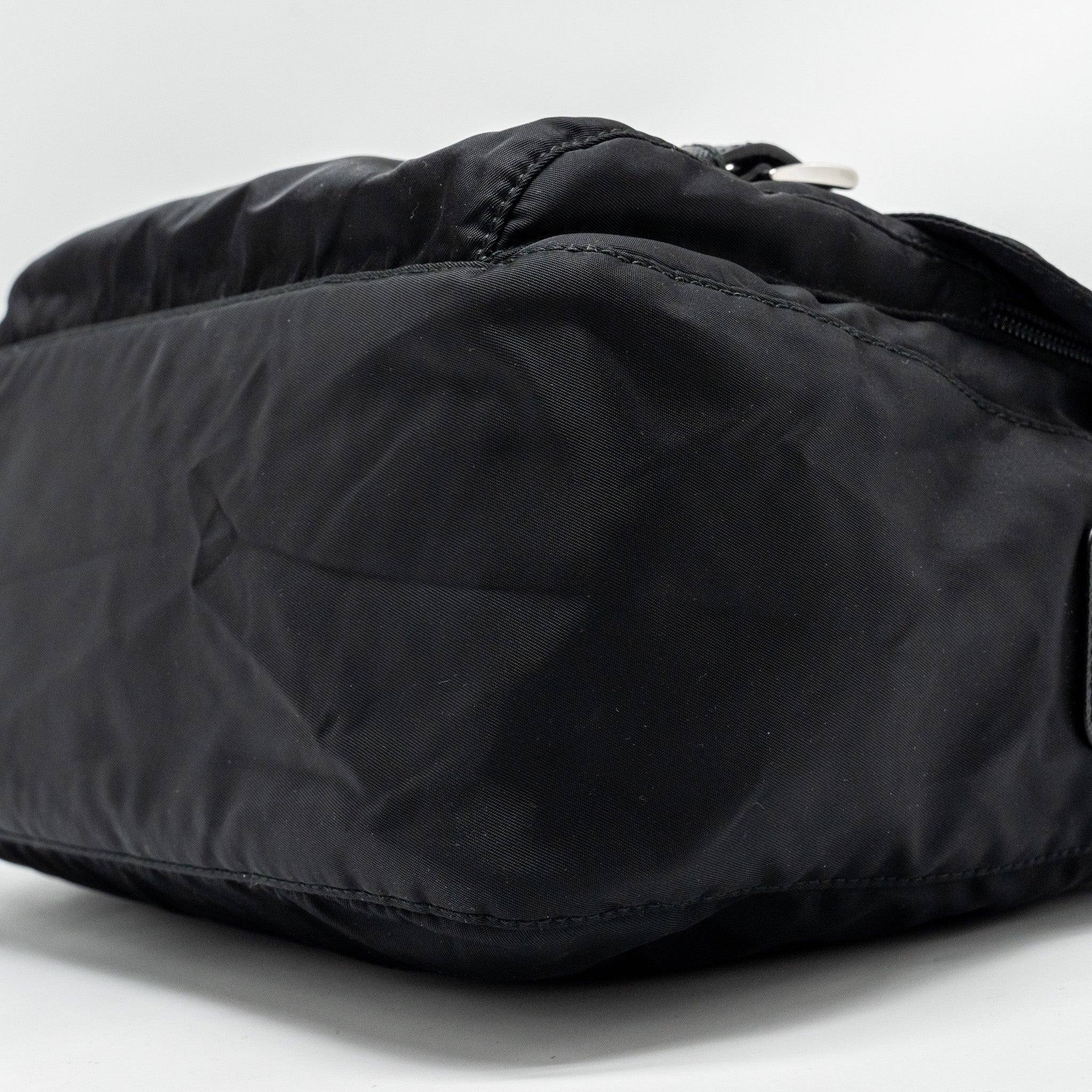 PRADA MESSENGER BAG RE-NYLON BLACK SHW