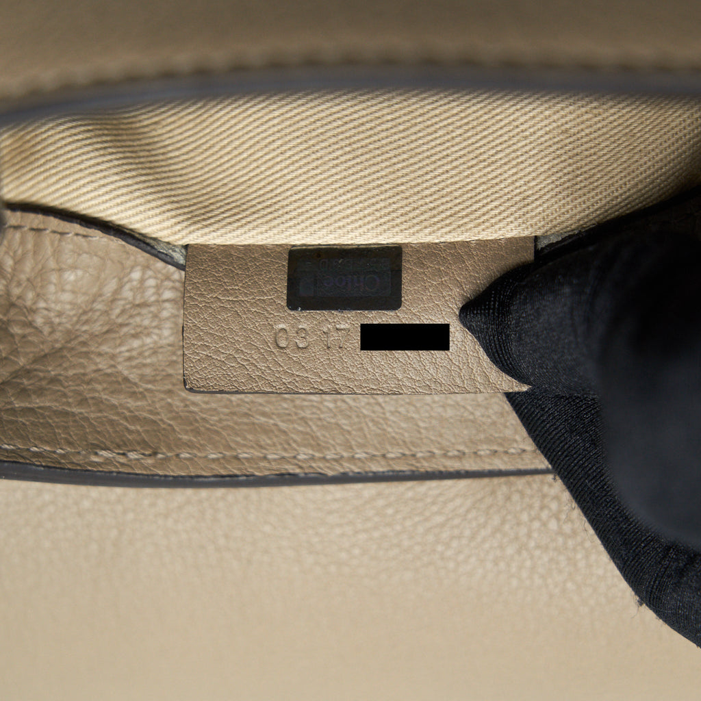 CHLOE MINI FAYE BACKPACK LIGHT GREY