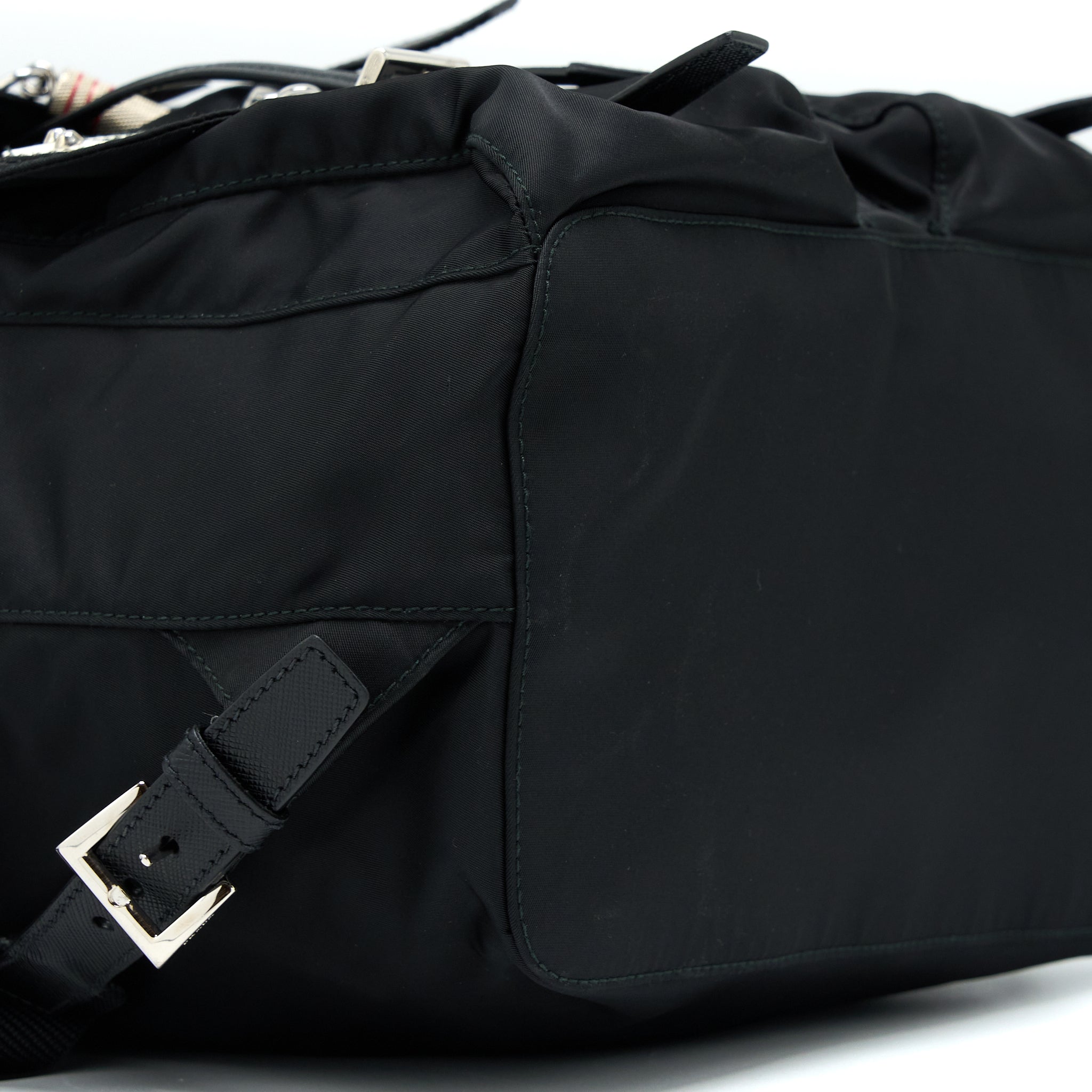 PRADA BACKPACK NYLON BLACK/ MULTICOLOURED SHW
