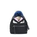 FENDI MINI MONSTER BACKPACK BLACK/ MULTICOLOUR SHW