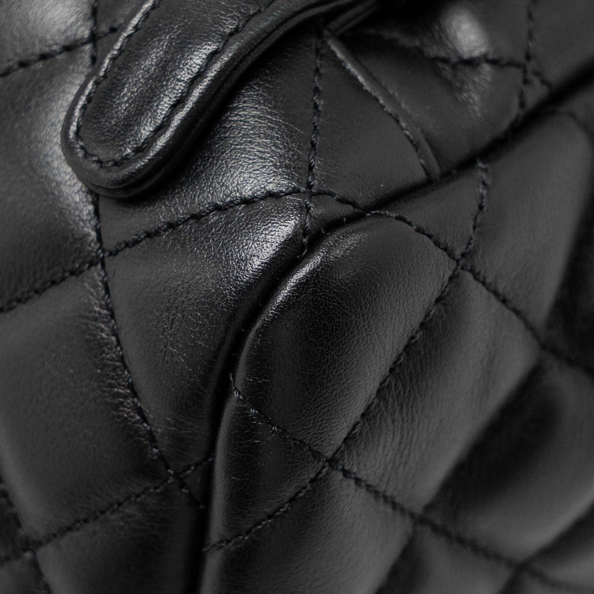 CHANEL URBAN SPIRIT FLAP BACKPACK LAMBSKIN BLACK GHW