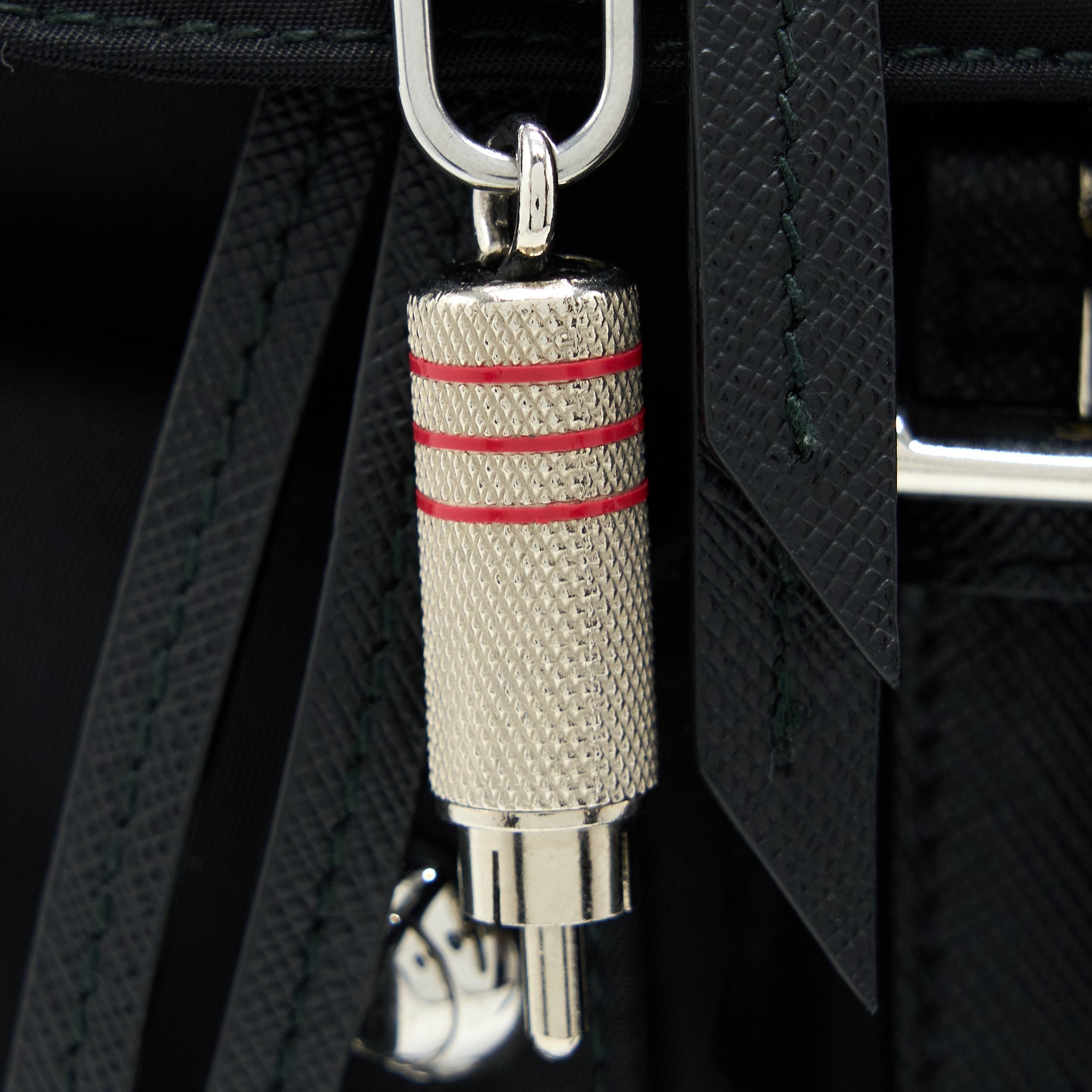 PRADA BACKPACK NYLON BLACK/ MULTICOLOURED SHW