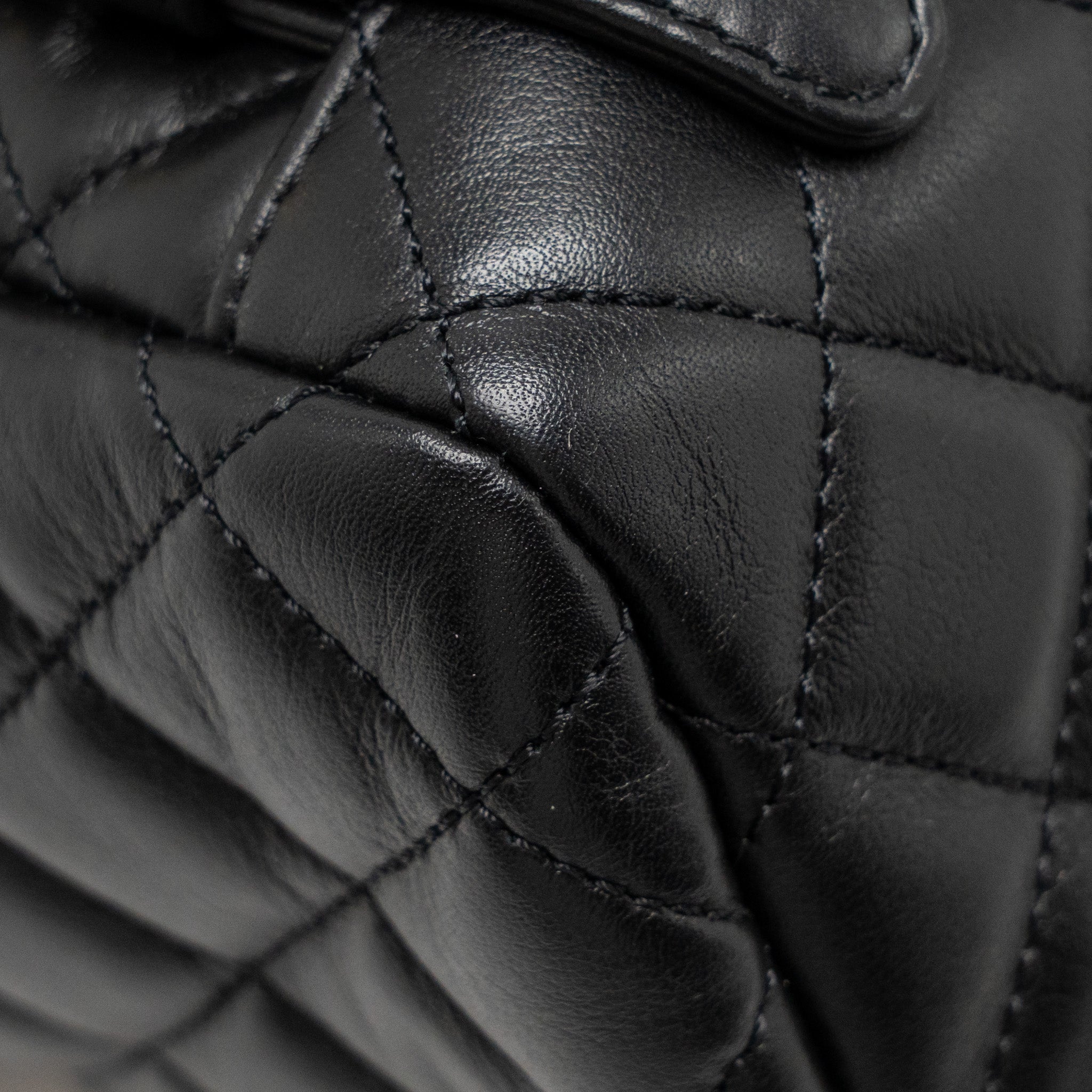 CHANEL URBAN SPIRIT FLAP BACKPACK LAMBSKIN BLACK GHW