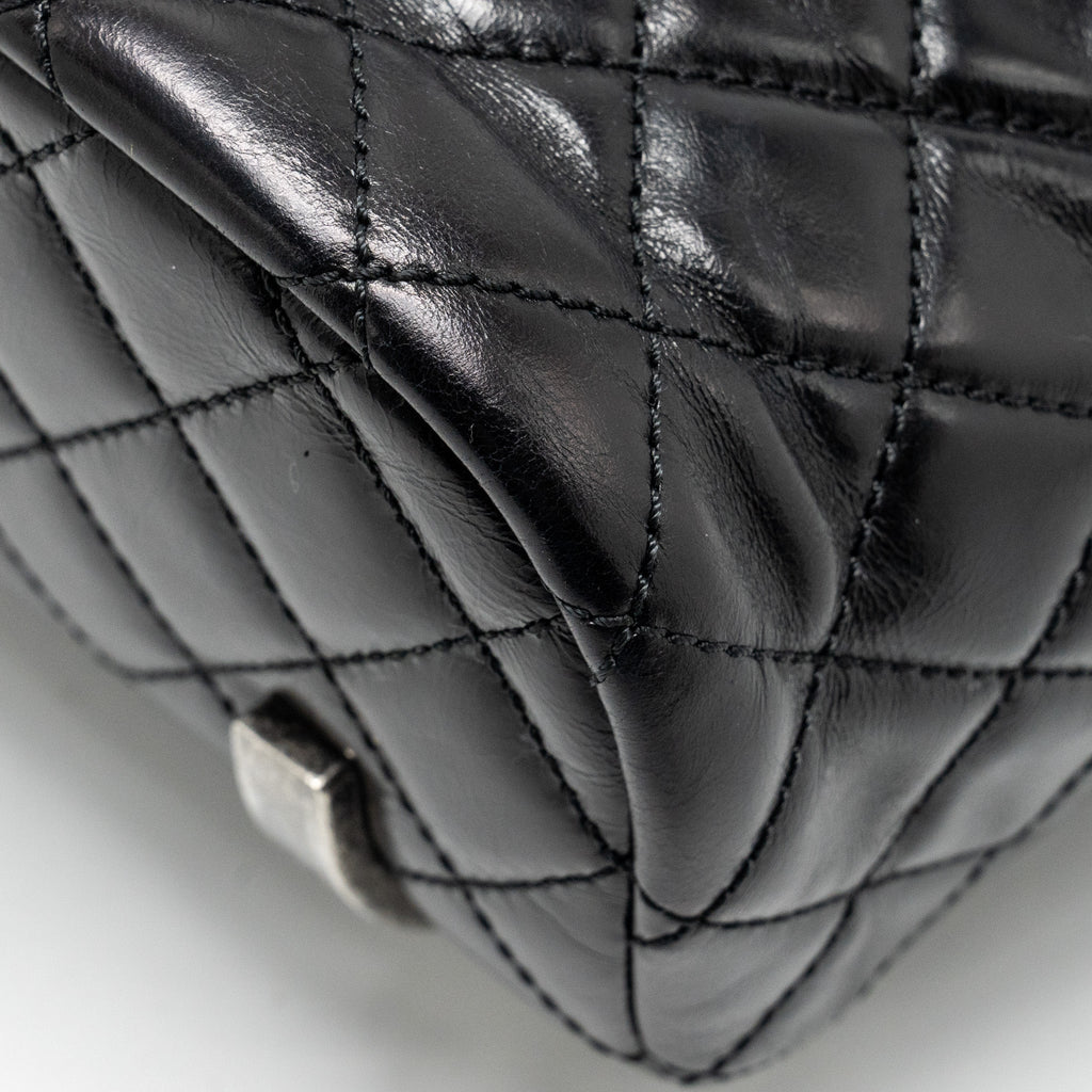 CHANEL MOUNTAIN BACKPACK QUILTED CALFSKIN BLACK RUTHENIUM HARDWARE