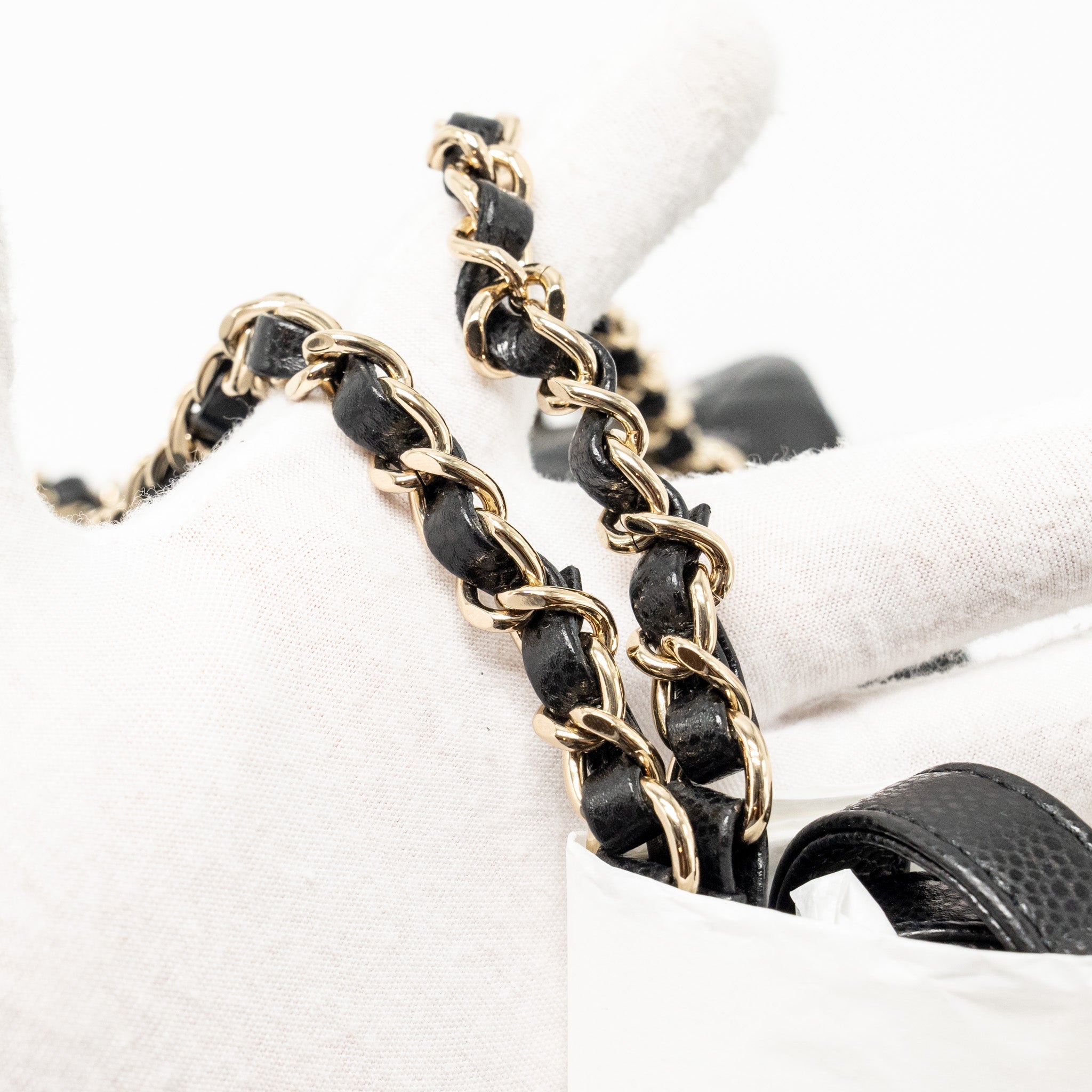 CHANEL TRIPLE PACK DUMA BACKPACK CAVIAR BLACK LGHW (MICROCHIP)