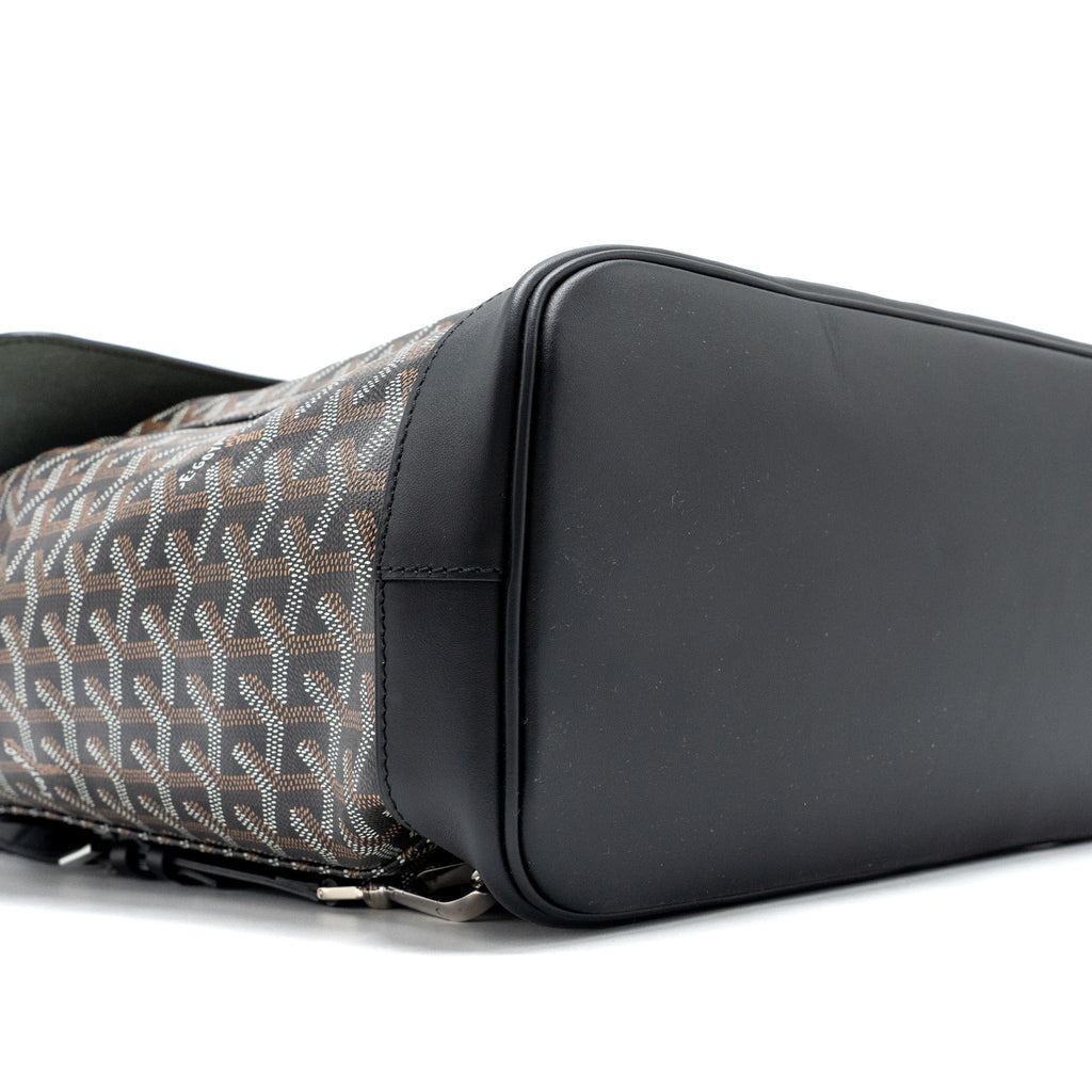 GOYARD ALPIN BACKPACK GOYARDINE CANVAS BLACK SHW