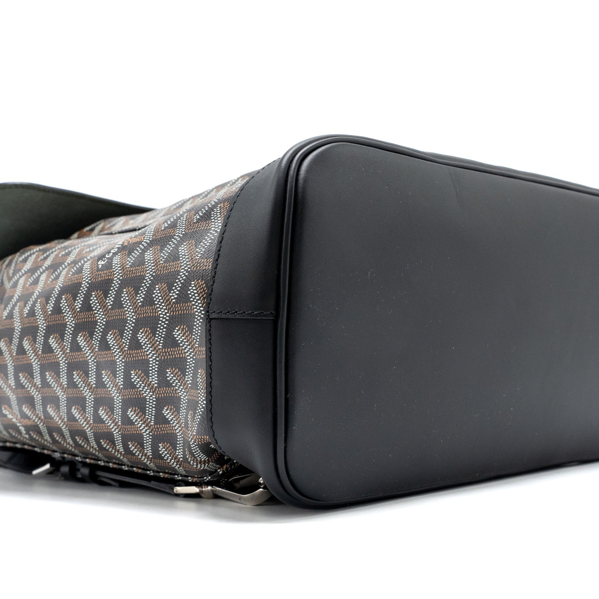 GOYARD ALPIN BACKPACK GOYARDINE CANVAS BLACK SHW