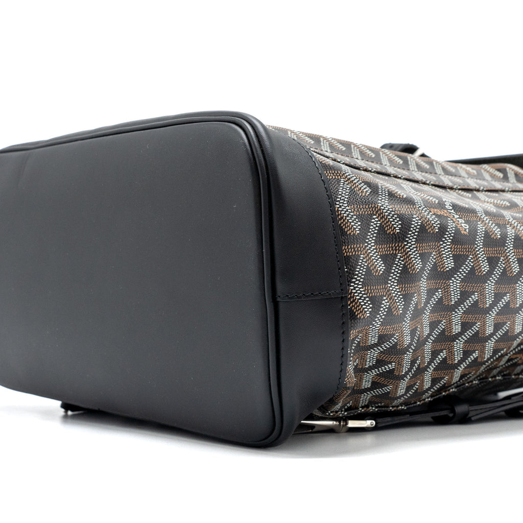 GOYARD ALPIN BACKPACK GOYARDINE CANVAS BLACK SHW