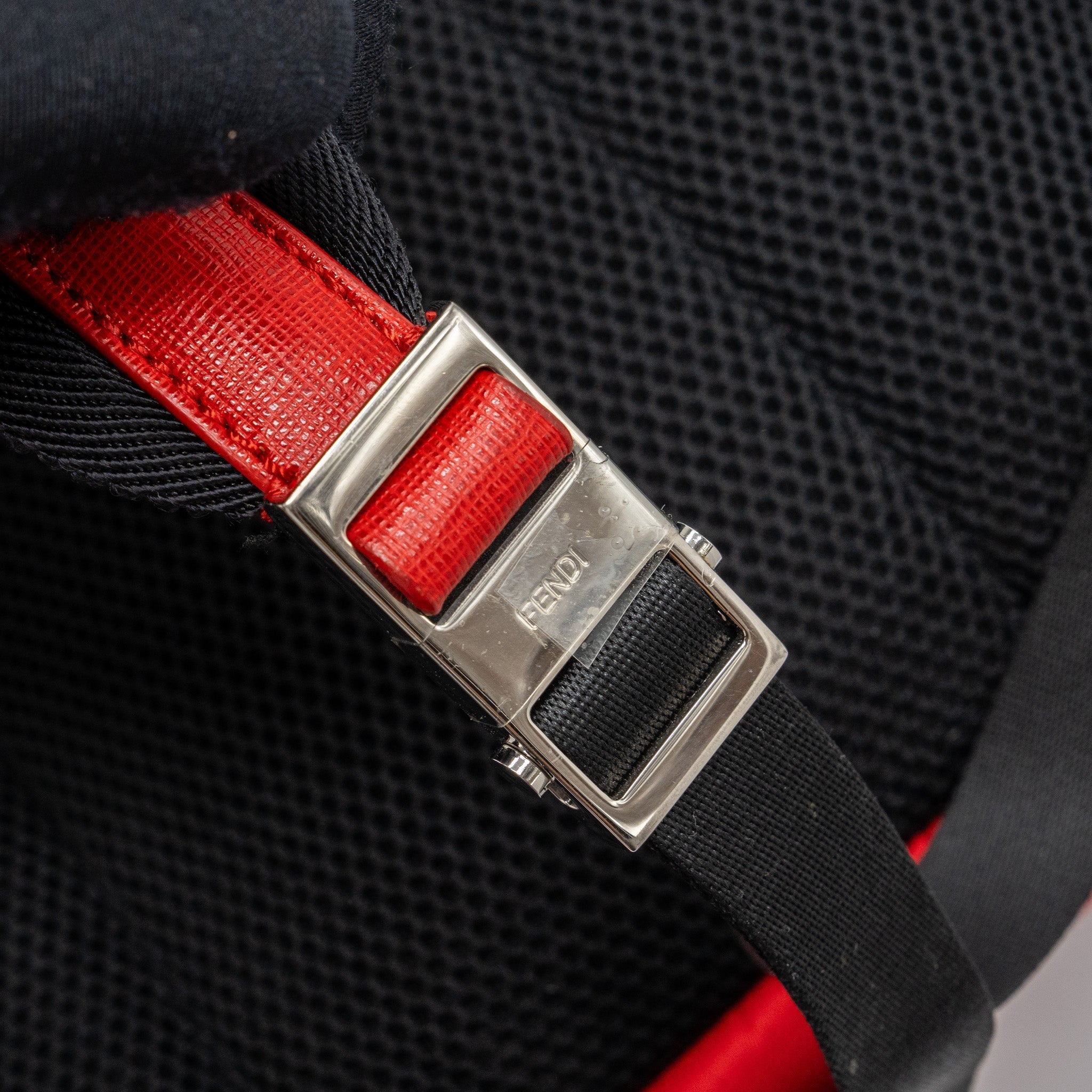 FENDI MONSTER BACKPACK NYLON RED SHW