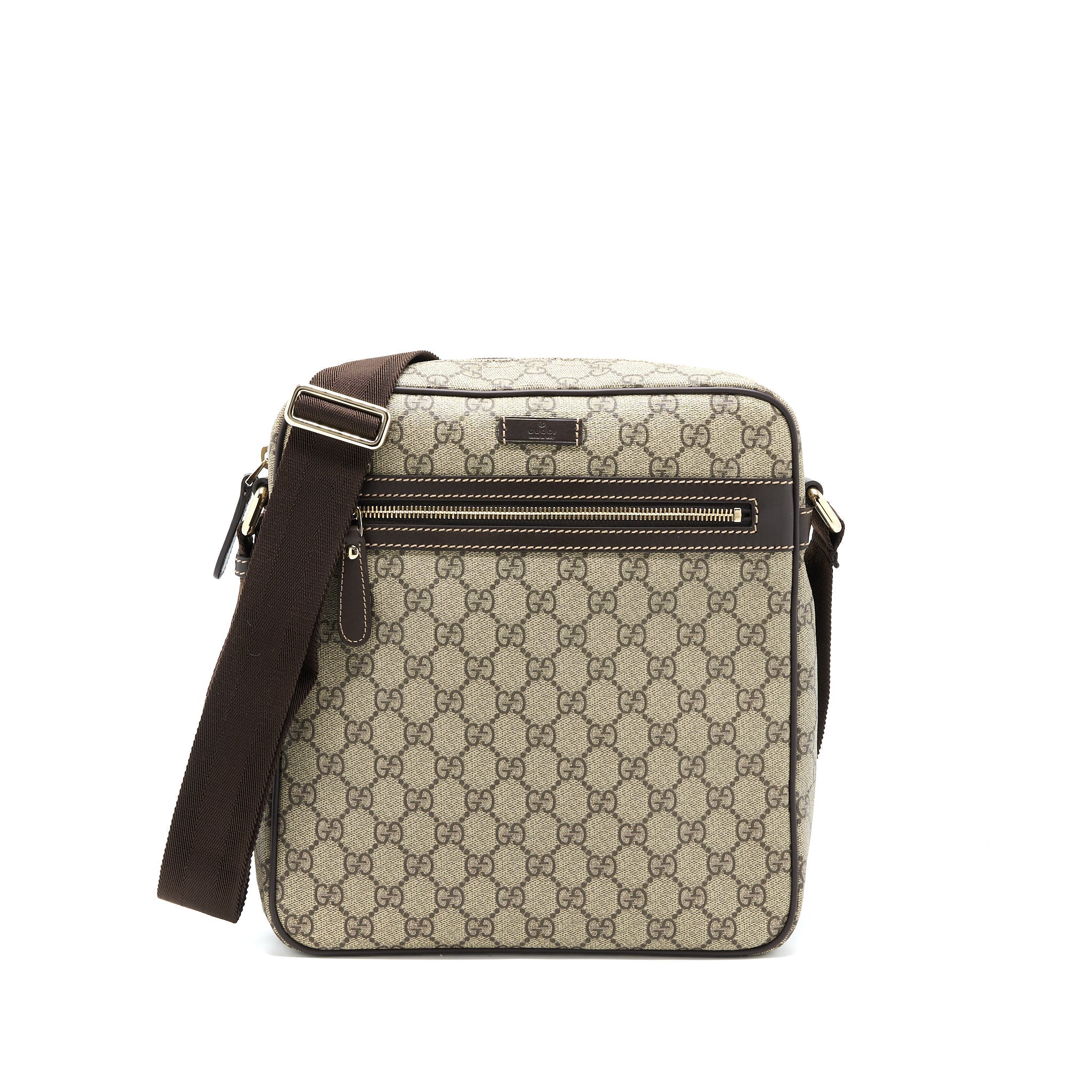 GUCCI MESSENGER BAG GG SUPREME CANVAS GHW