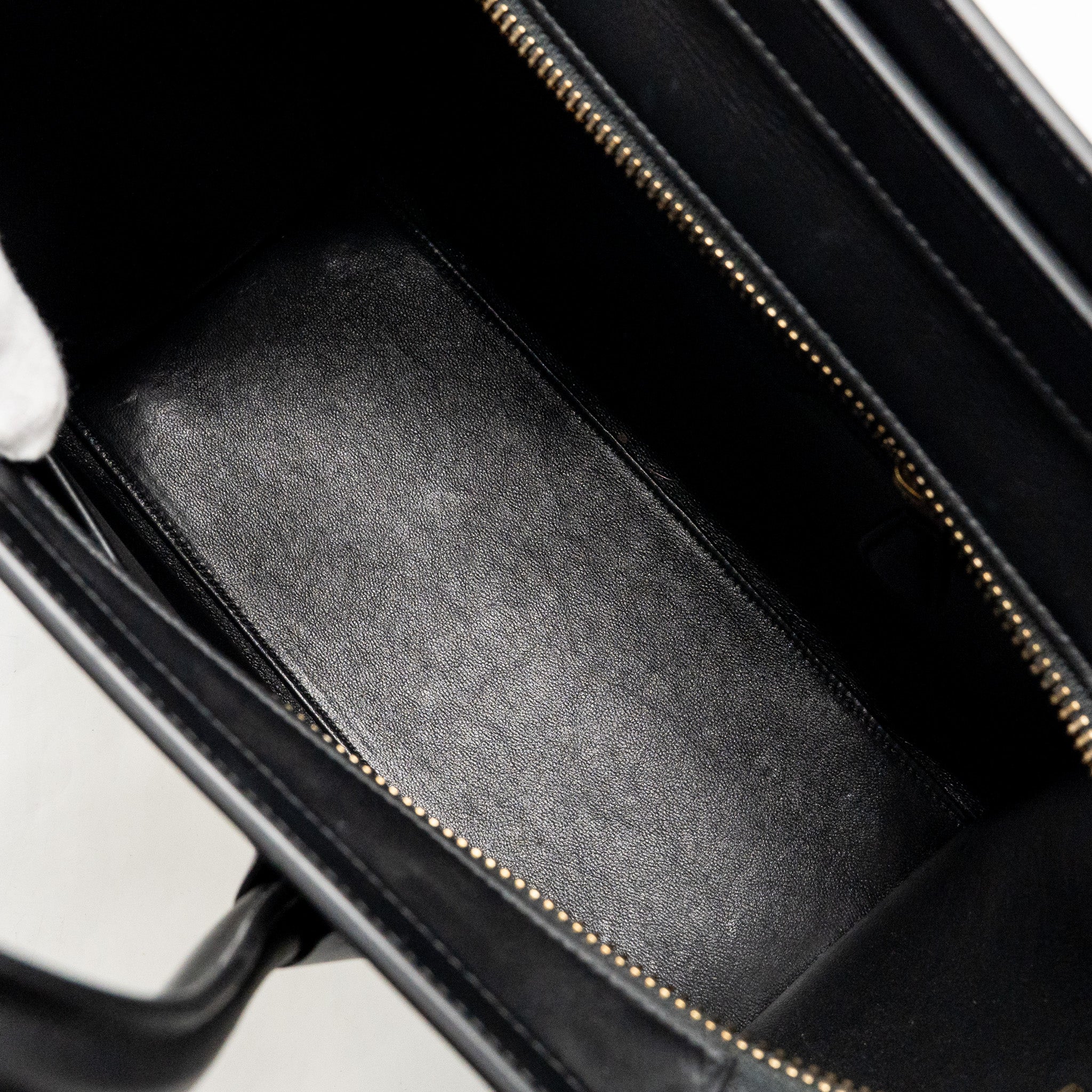 CELINE MICRO LUGGAGE BAG CALFSKIN WHITE/MULTICOLOUR GHW