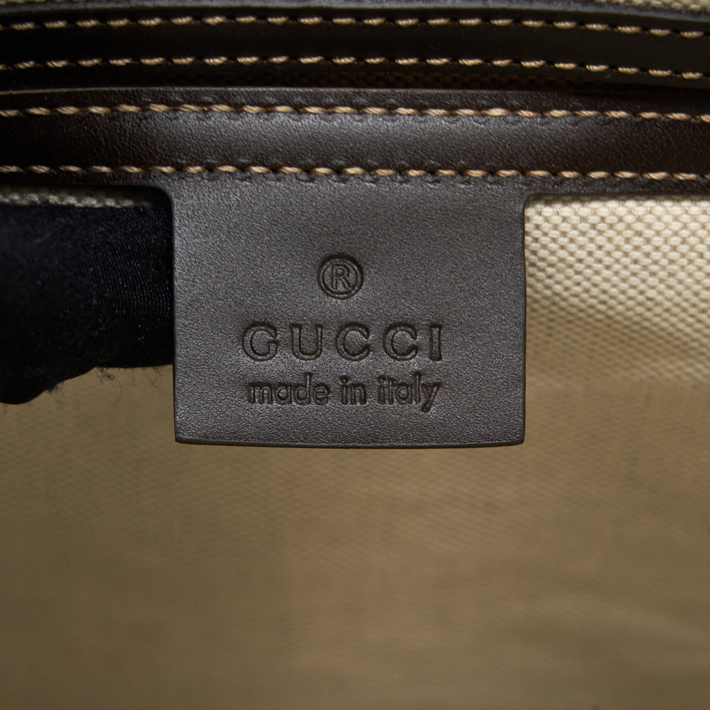 GUCCI MESSENGER BAG GG SUPREME CANVAS GHW