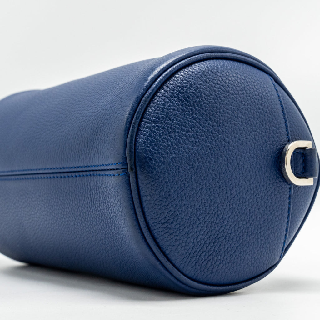 DIOR ATELIER ROLLER MESSENGER BAG CALFSKIN NAVY SHW