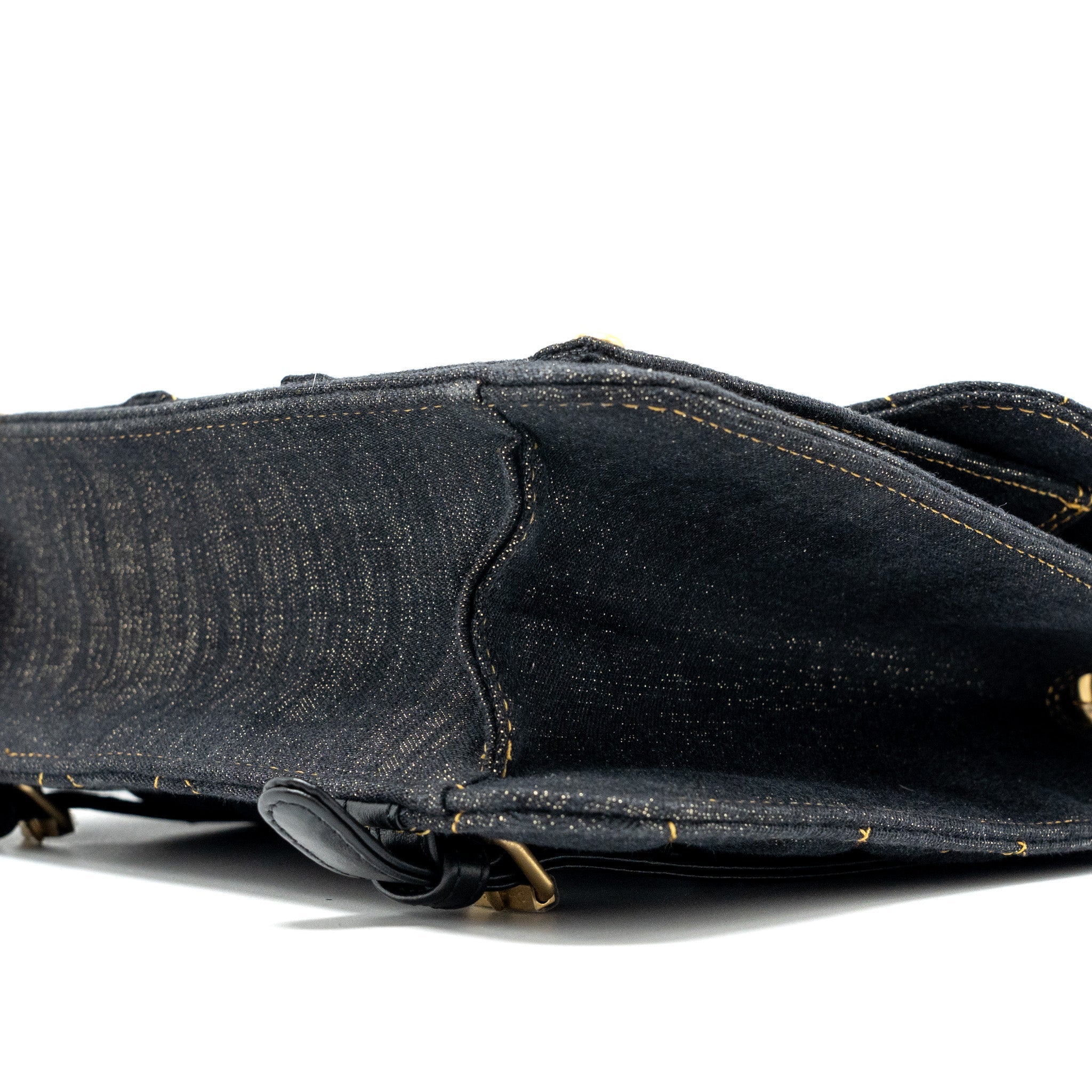 CHANEL 23S FLAP BACKPACK DENIM DARK BLUE BRUSHED GHW (MICROCHIP)