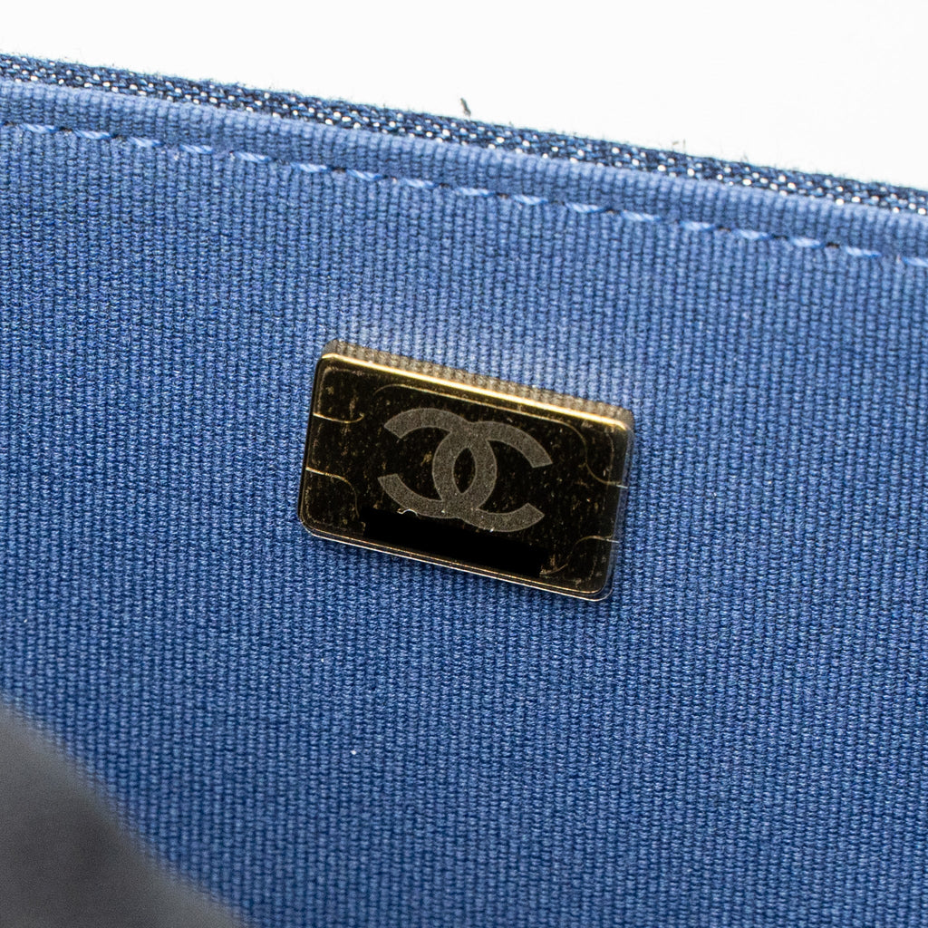 CHANEL 23S FLAP BACKPACK DENIM BLUE BRUSHED GHW (MICROCHIP)