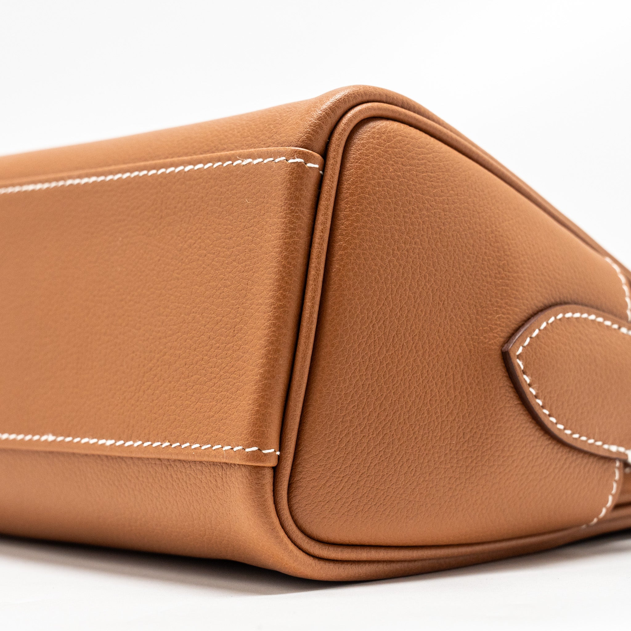 HERMES KELLY MESSENGER PM BAG EVERCOLOR GOLD SHW